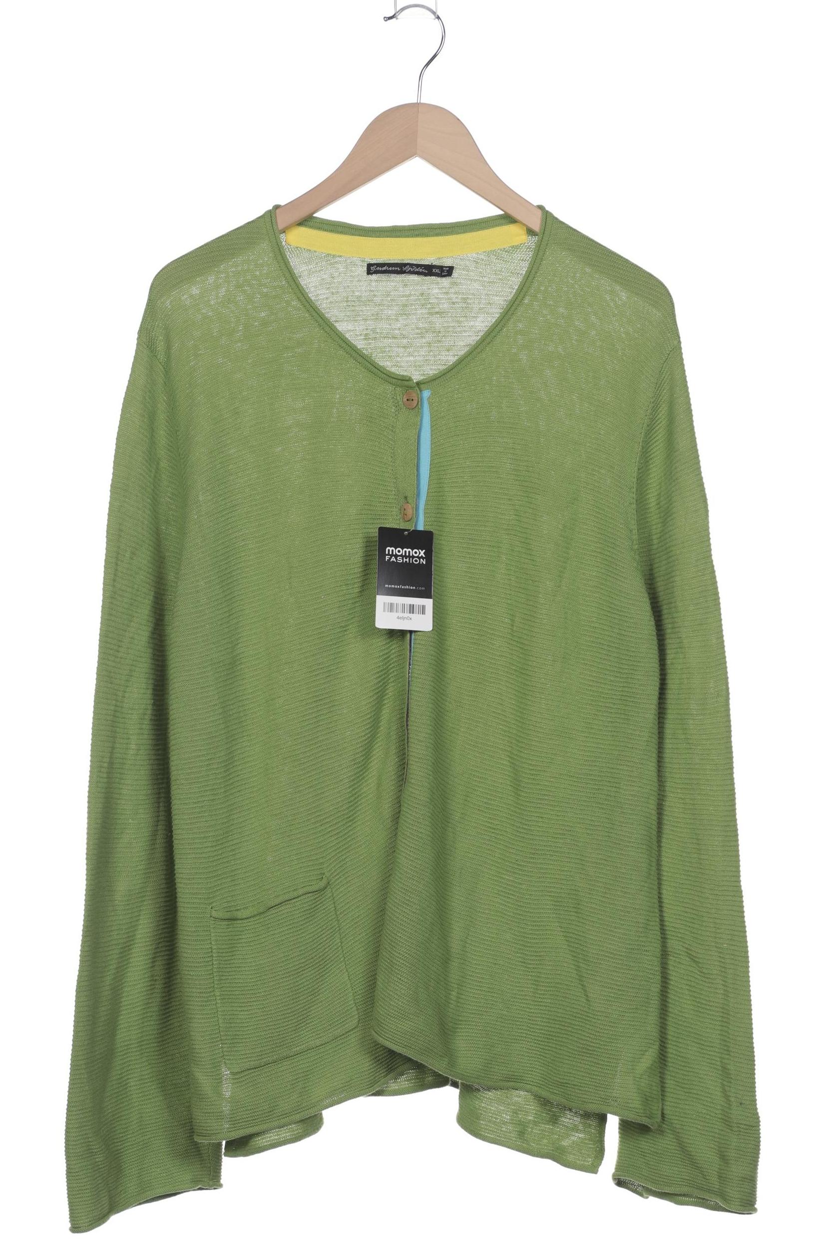 

Gudrun Sjödén Damen Strickjacke, grün, Gr. 46