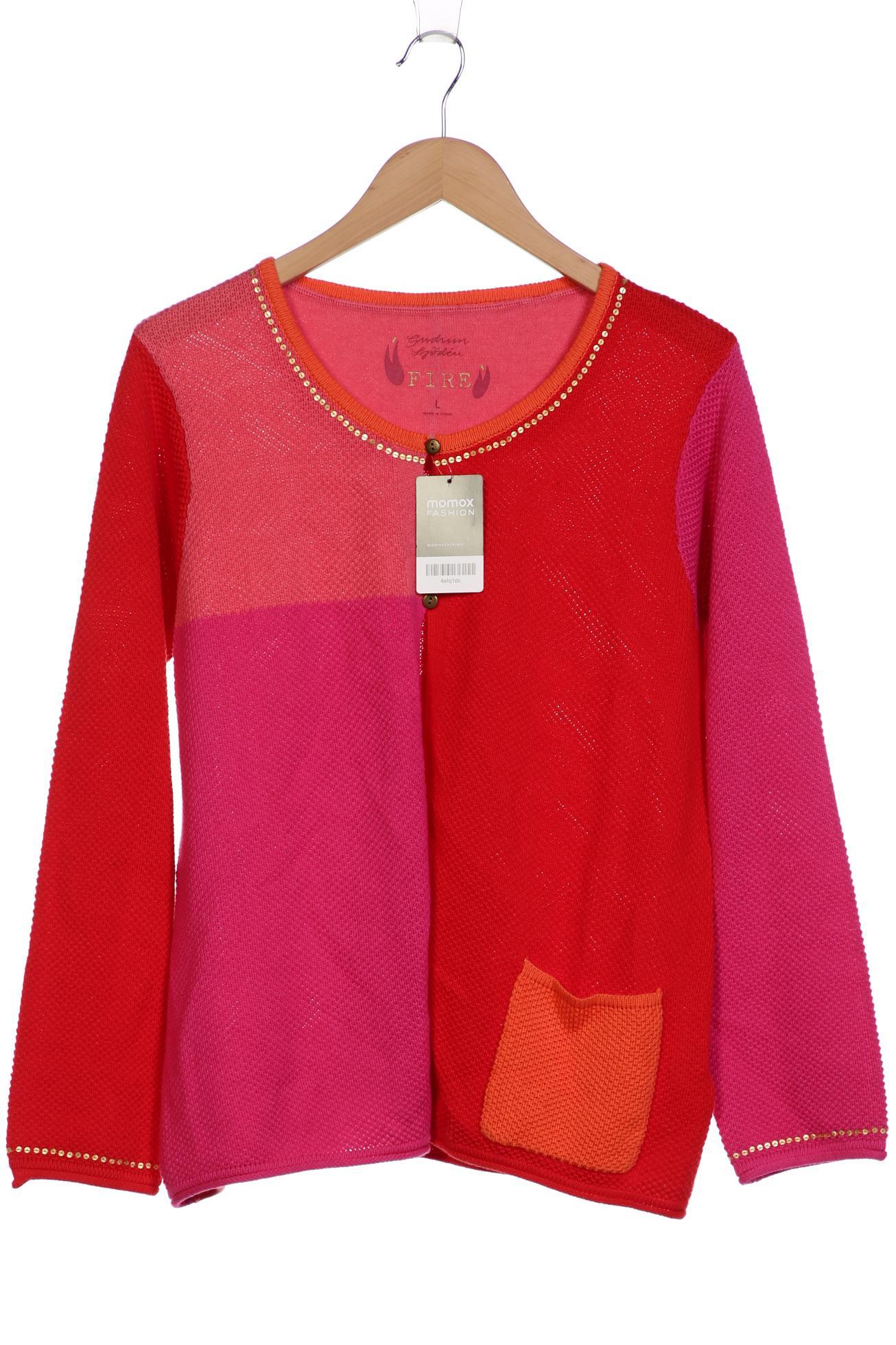 

Gudrun Sjödén Damen Strickjacke, rot, Gr. 42