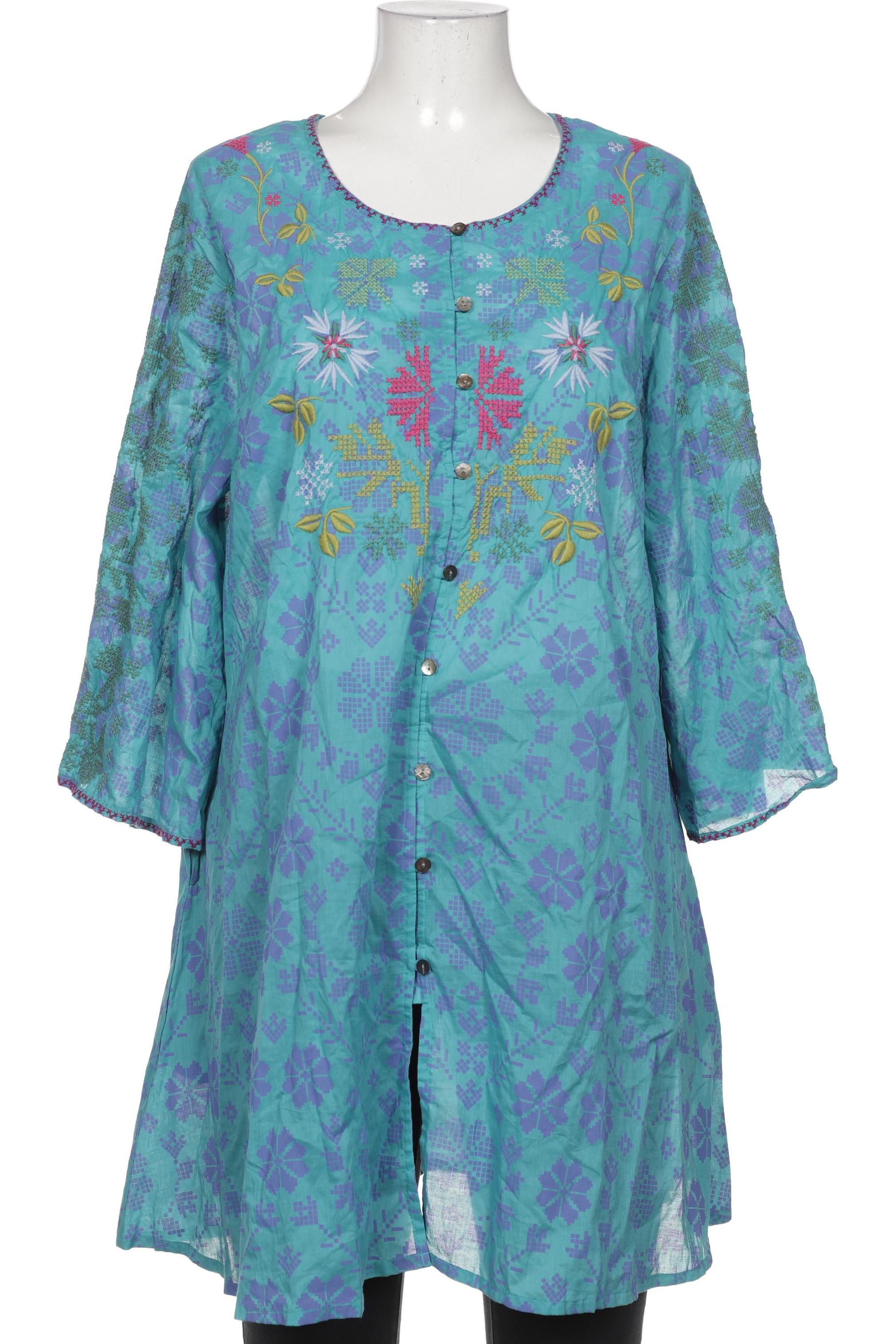 

Gudrun Sjödén Damen Bluse, türkis, Gr. 42