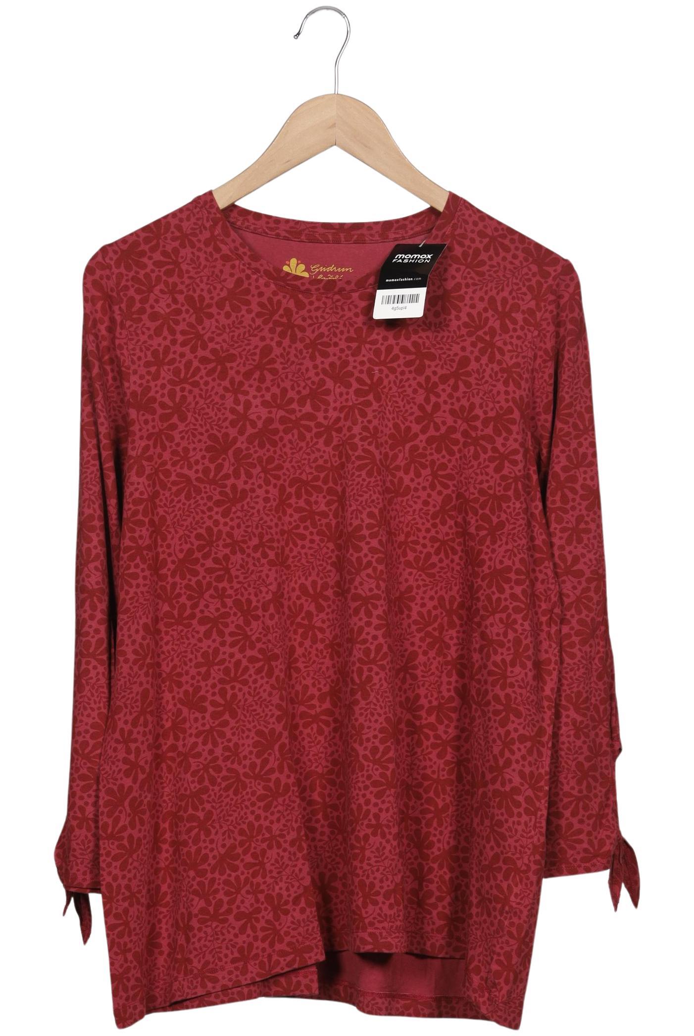 

Gudrun Sjödén Damen Langarmshirt, rot, Gr. 42