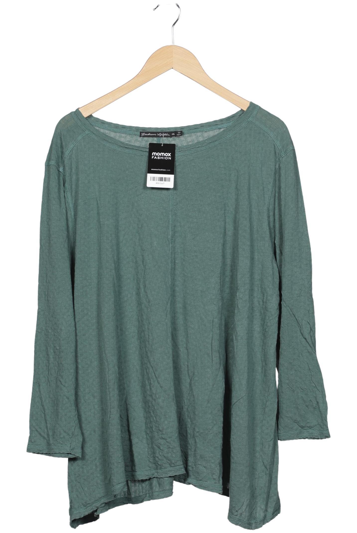 

Gudrun Sjödén Damen Langarmshirt, grün, Gr. 46