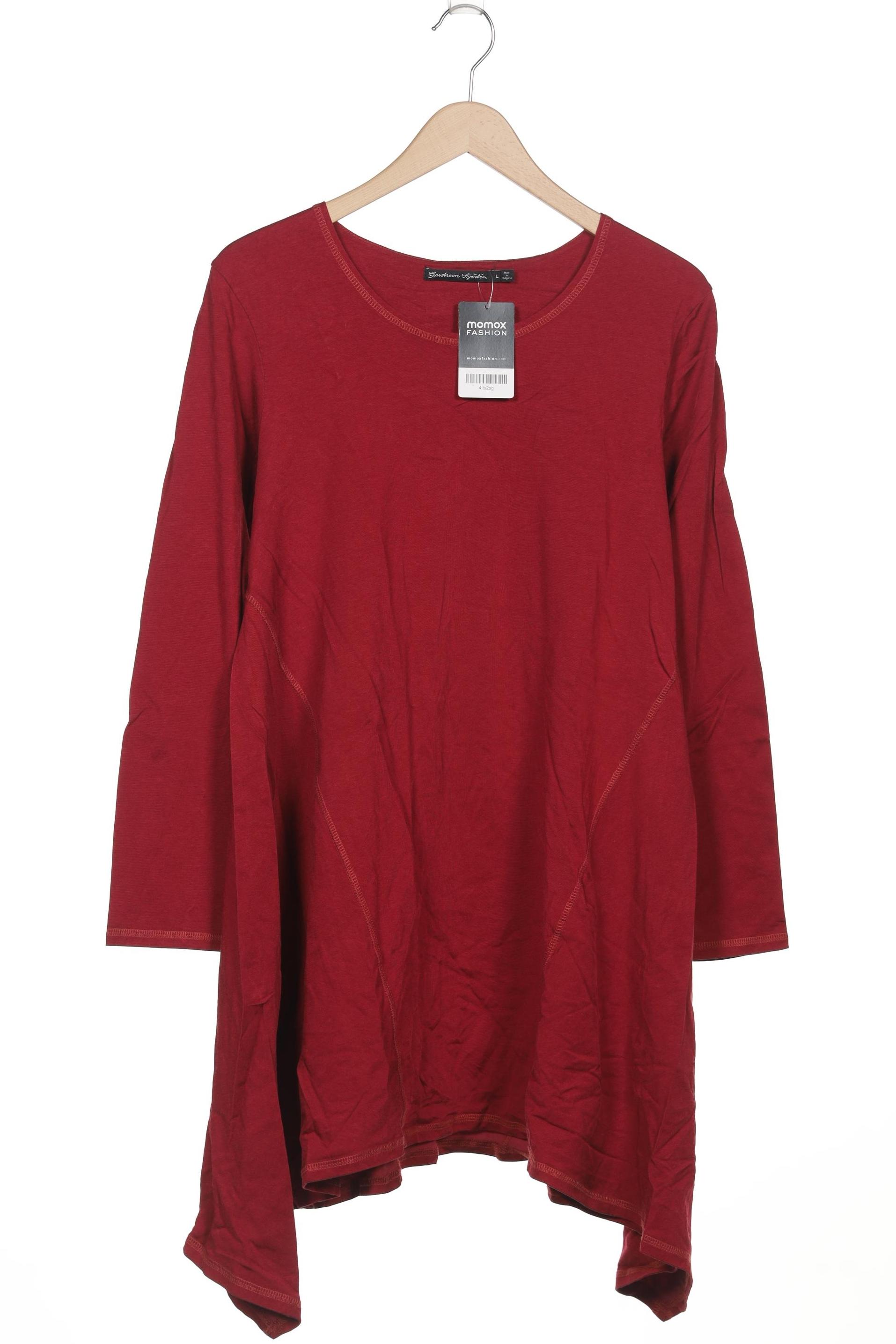 

Gudrun Sjödén Damen Langarmshirt, rot, Gr. 42