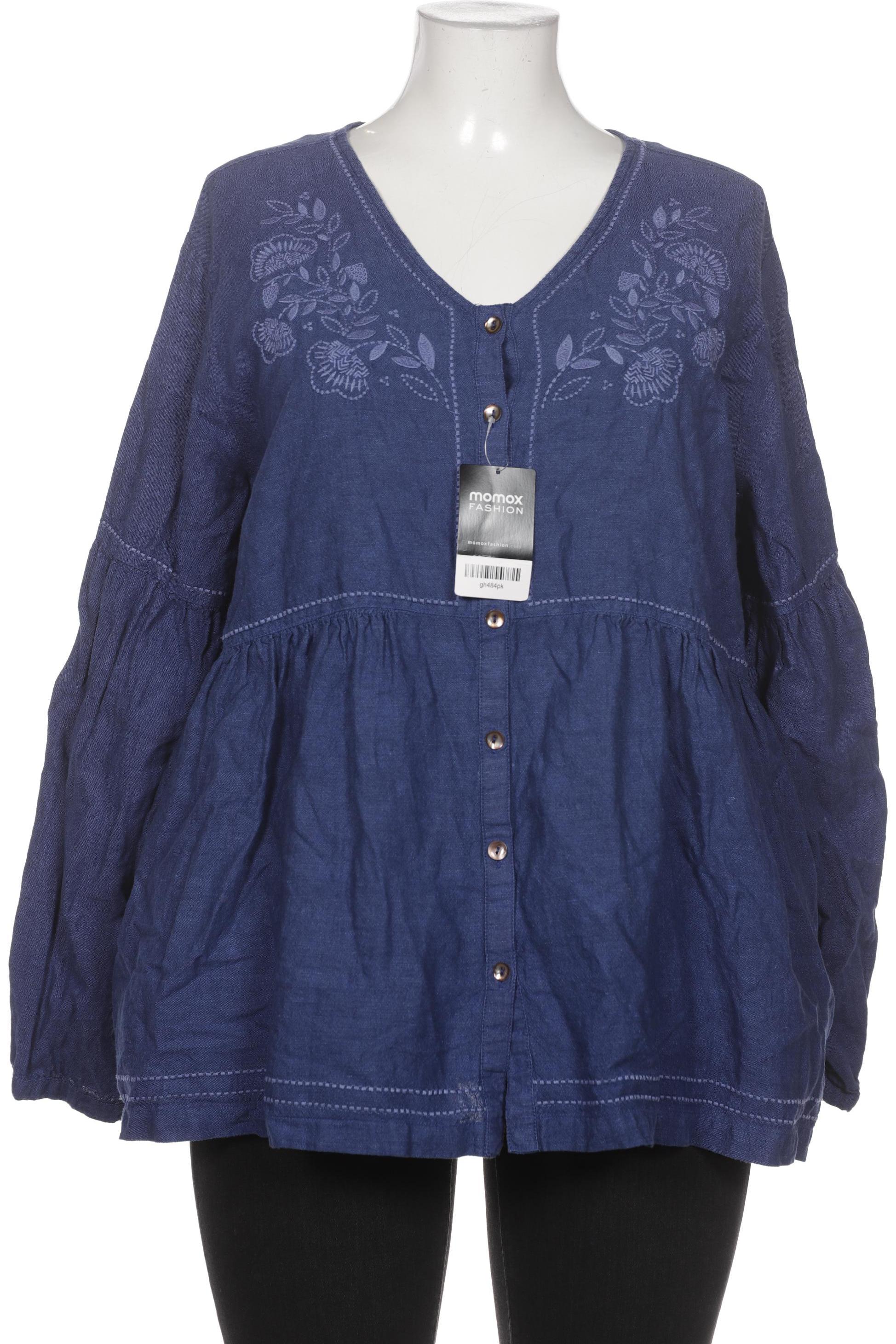 

Gudrun Sjödén Damen Bluse, marineblau, Gr. 44