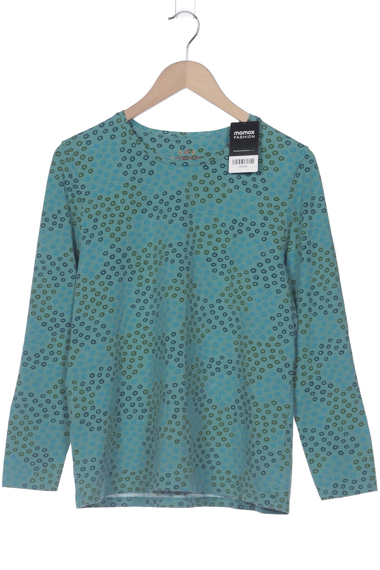 

Gudrun Sjödén Damen Langarmshirt, türkis, Gr. 42