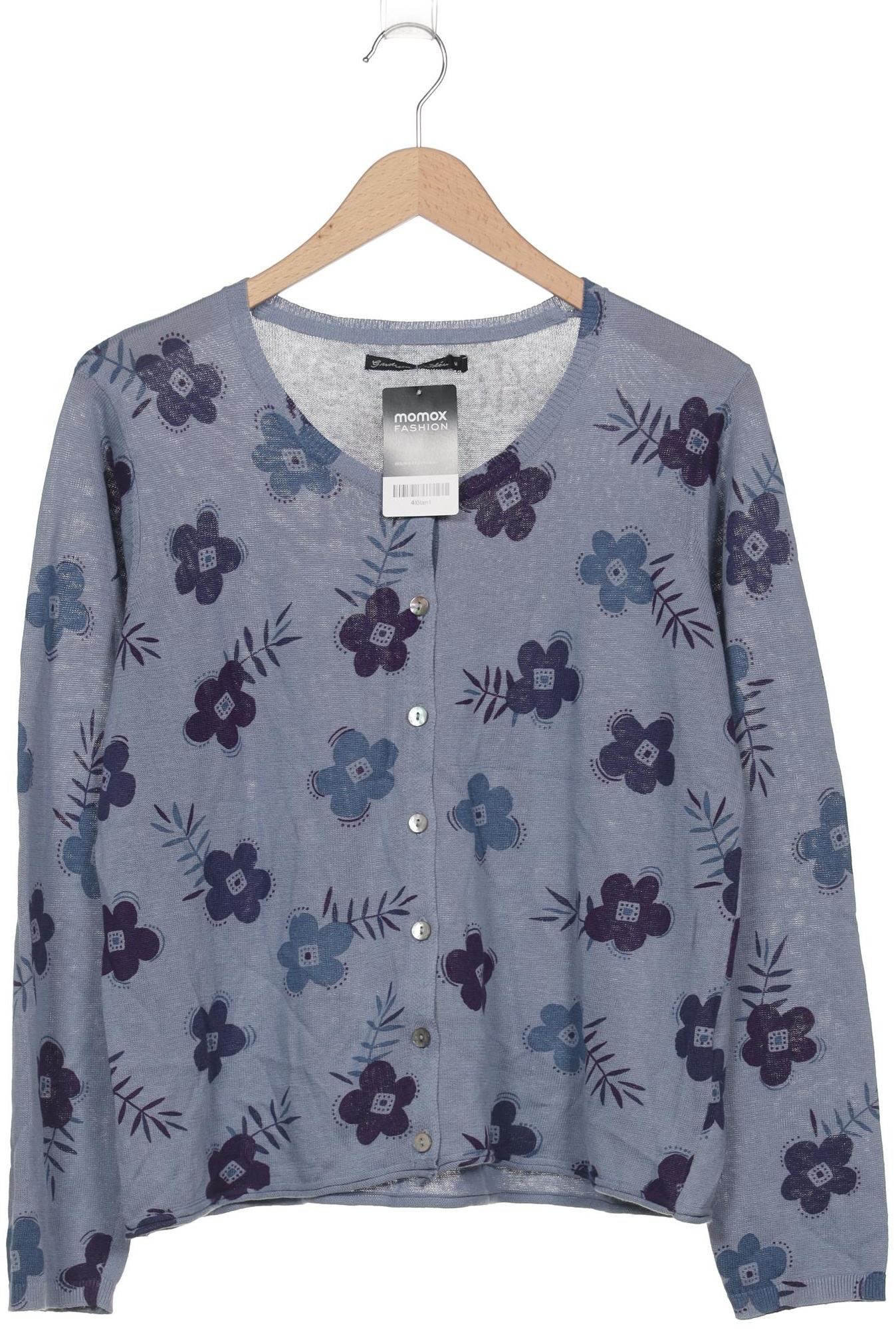 

Gudrun Sjödén Damen Strickjacke, blau, Gr. 38
