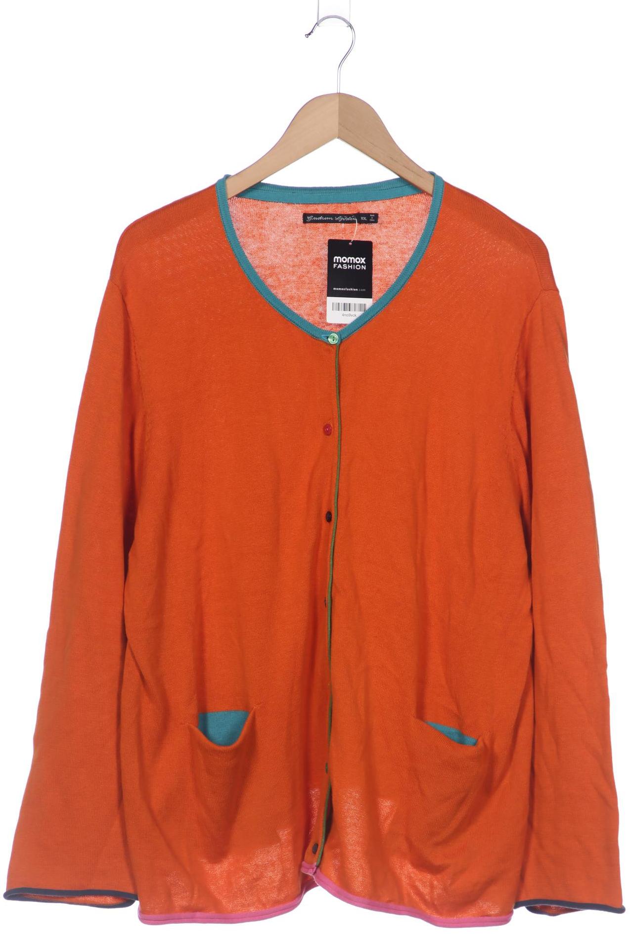 

Gudrun Sjödén Damen Strickjacke, orange, Gr. 46