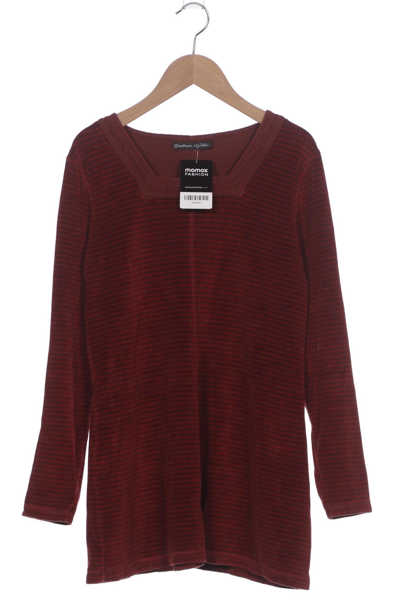 

Gudrun Sjödén Damen Langarmshirt, bordeaux, Gr. 36