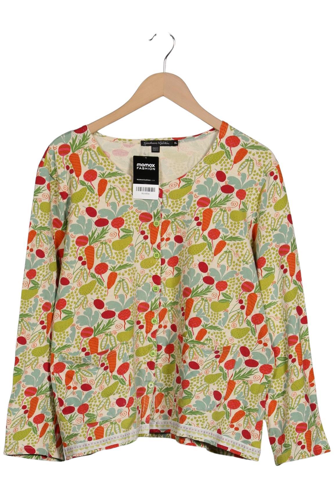 

Gudrun Sjödén Damen Strickjacke, grün, Gr. 44