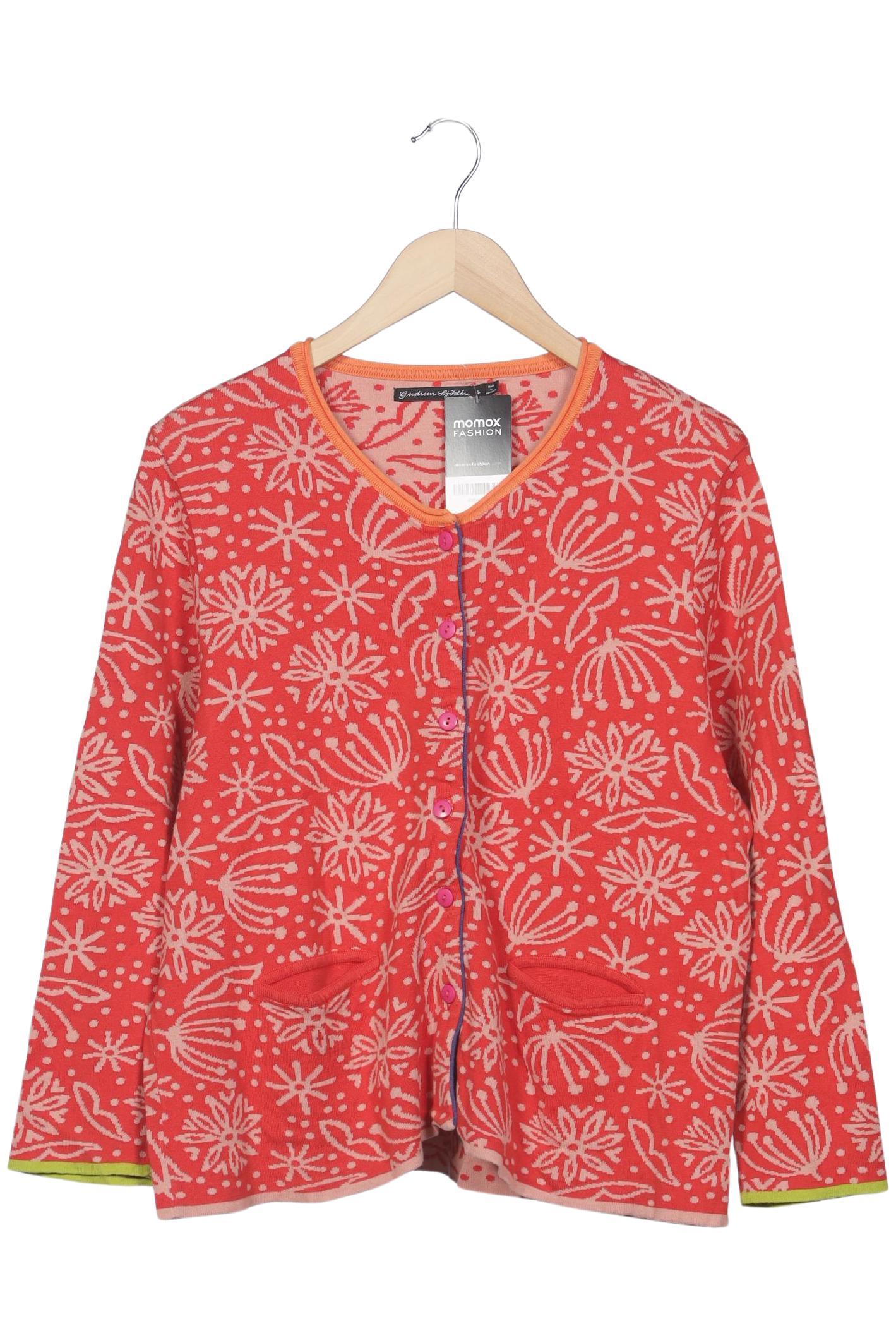 

Gudrun Sjödén Damen Strickjacke, rot, Gr. 42