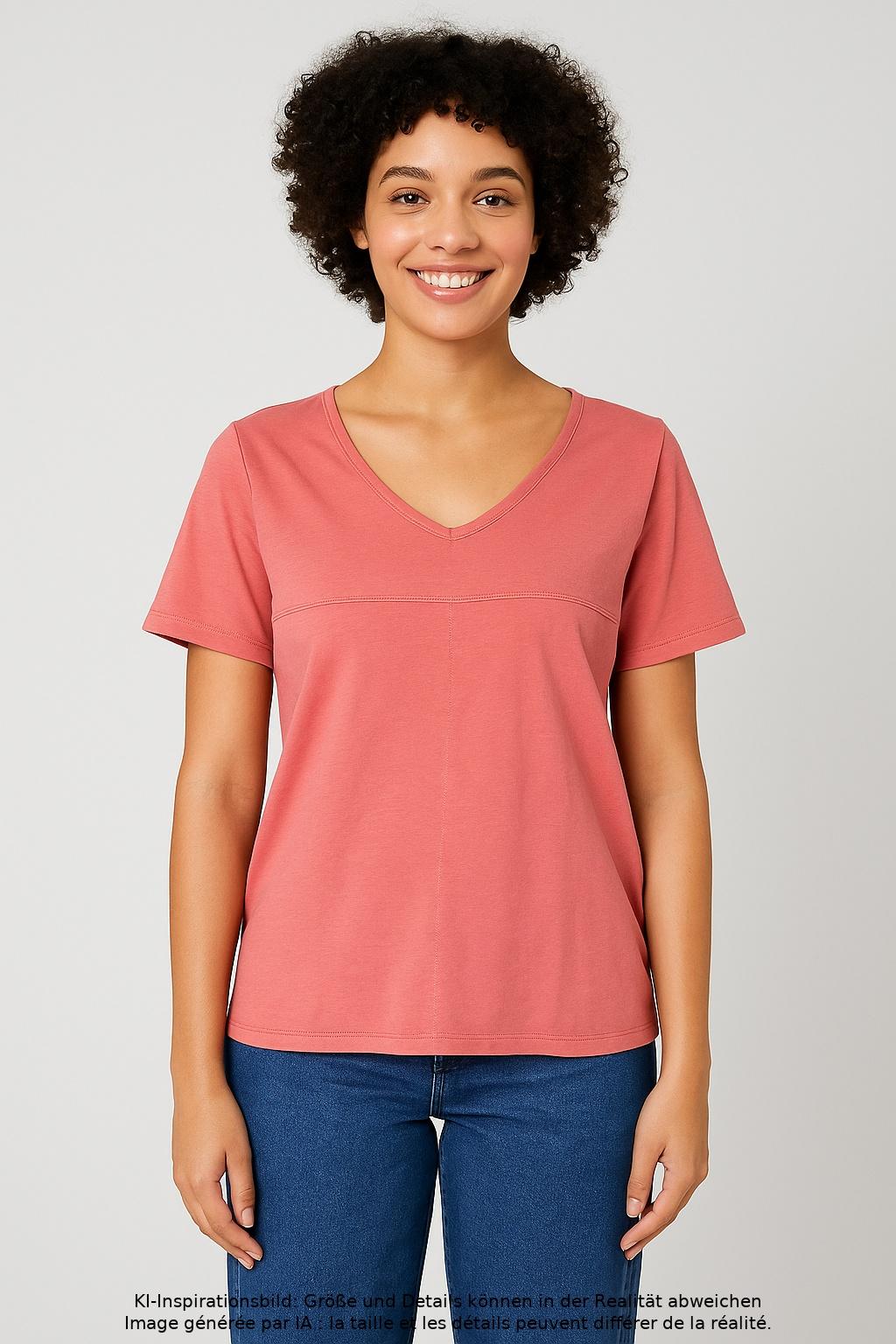 

Gudrun Sjödén Damen T-Shirt, pink, Gr. 36