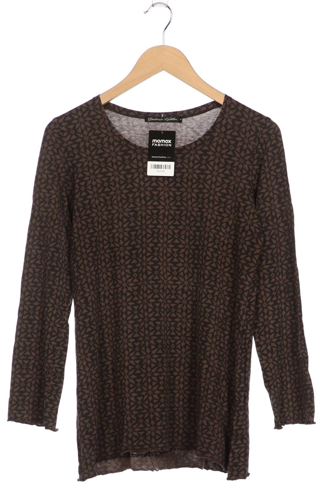 

Gudrun Sjödén Damen Langarmshirt, braun, Gr. 38