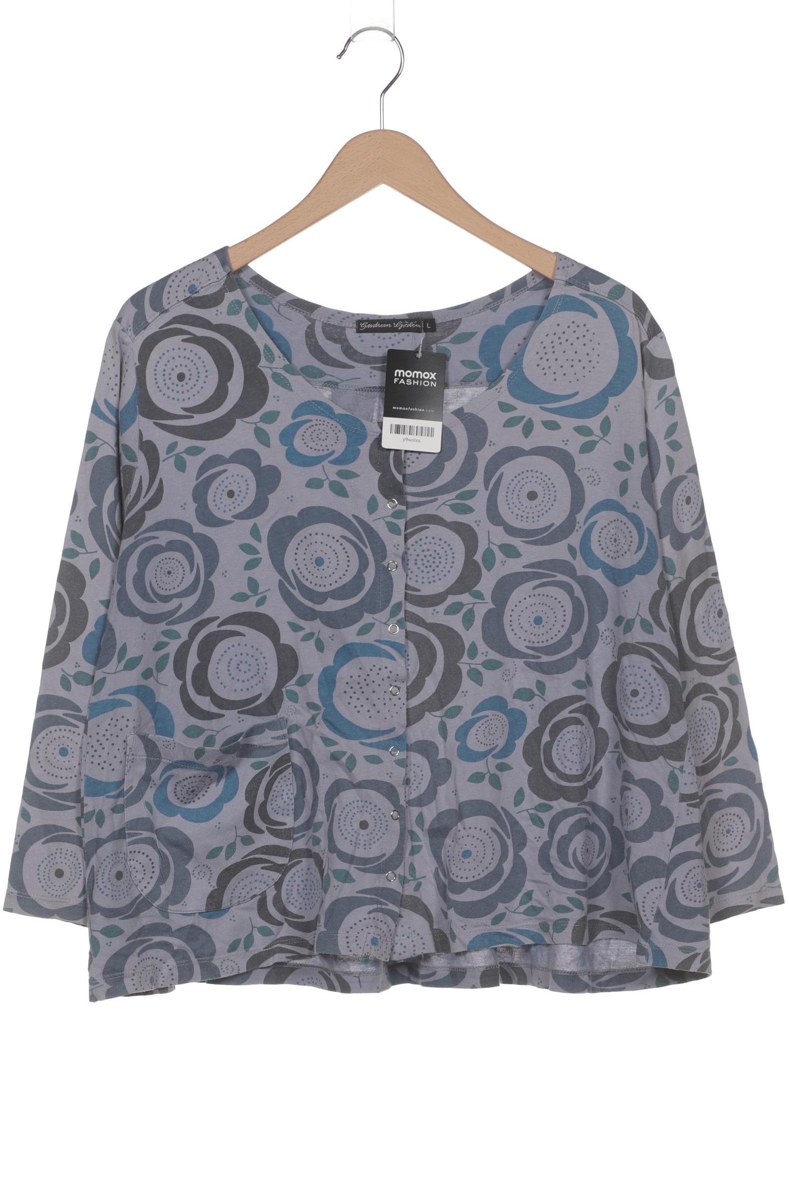 

Gudrun Sjödén Damen Strickjacke, blau, Gr. 42