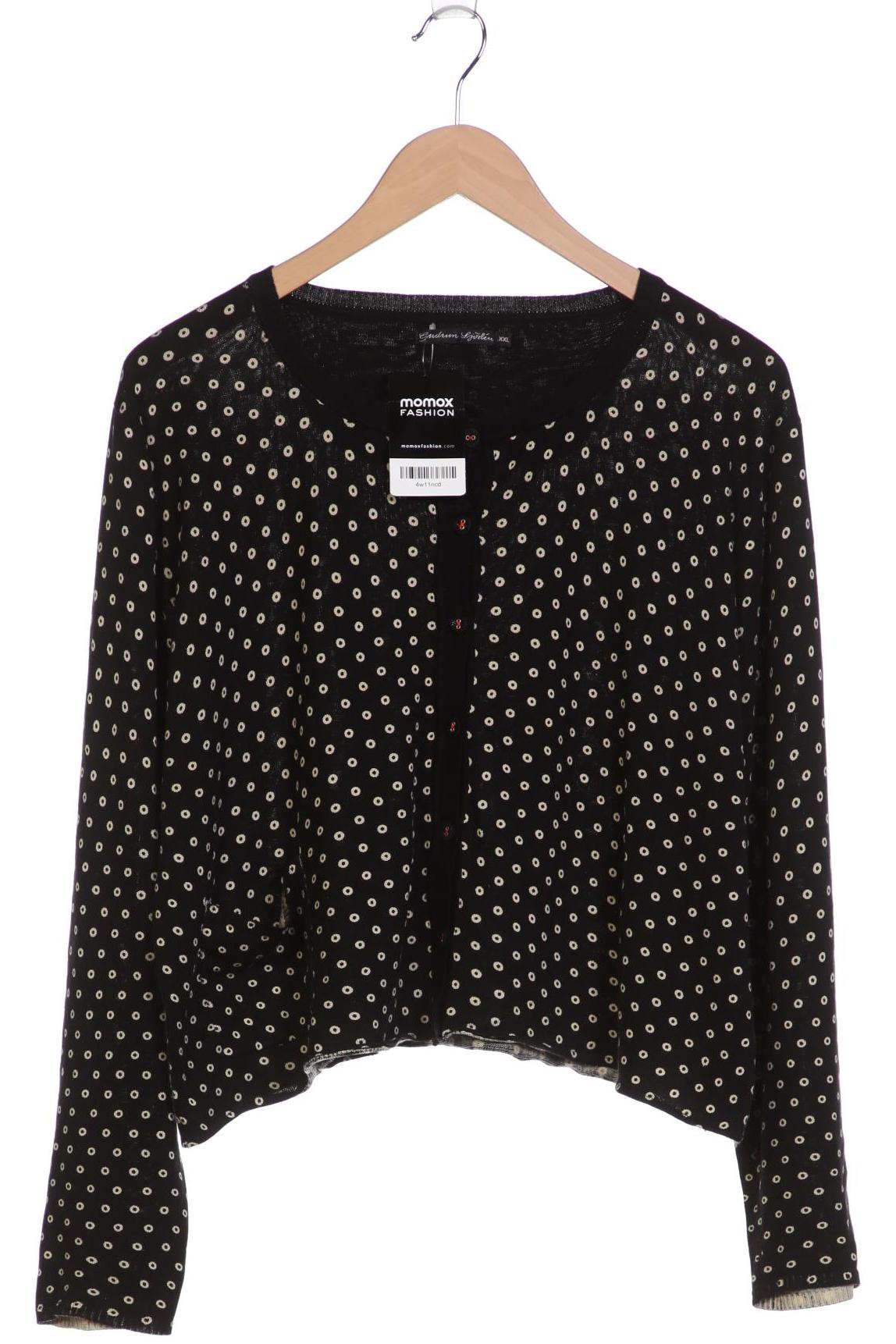 

Gudrun Sjödén Damen Strickjacke, schwarz, Gr. 46