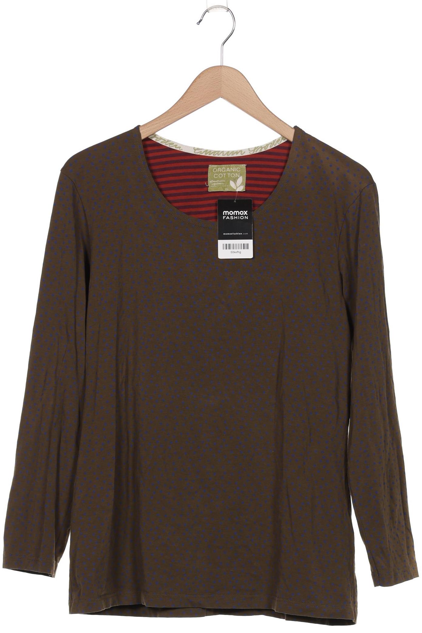 

Gudrun Sjödén Damen Langarmshirt, grün, Gr. 44