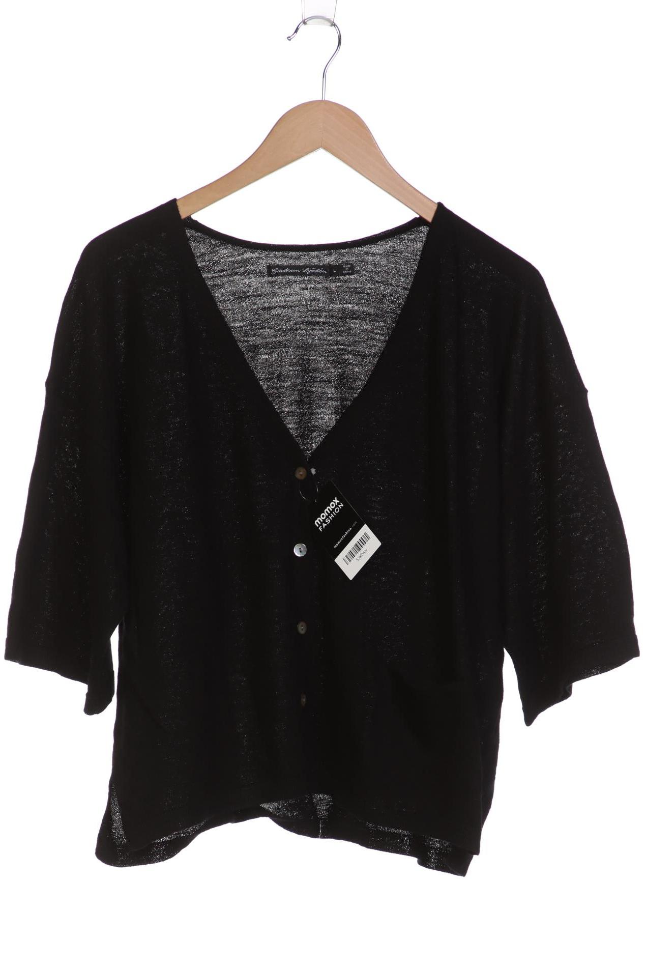 

Gudrun Sjödén Damen Strickjacke, schwarz, Gr. 42