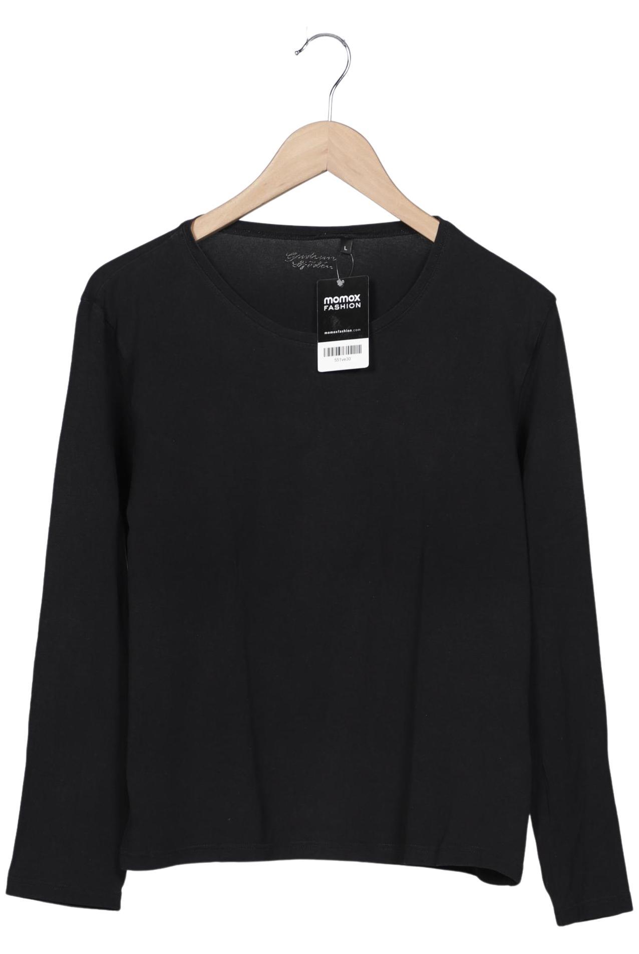 

Gudrun Sjödén Damen Langarmshirt, schwarz, Gr. 42