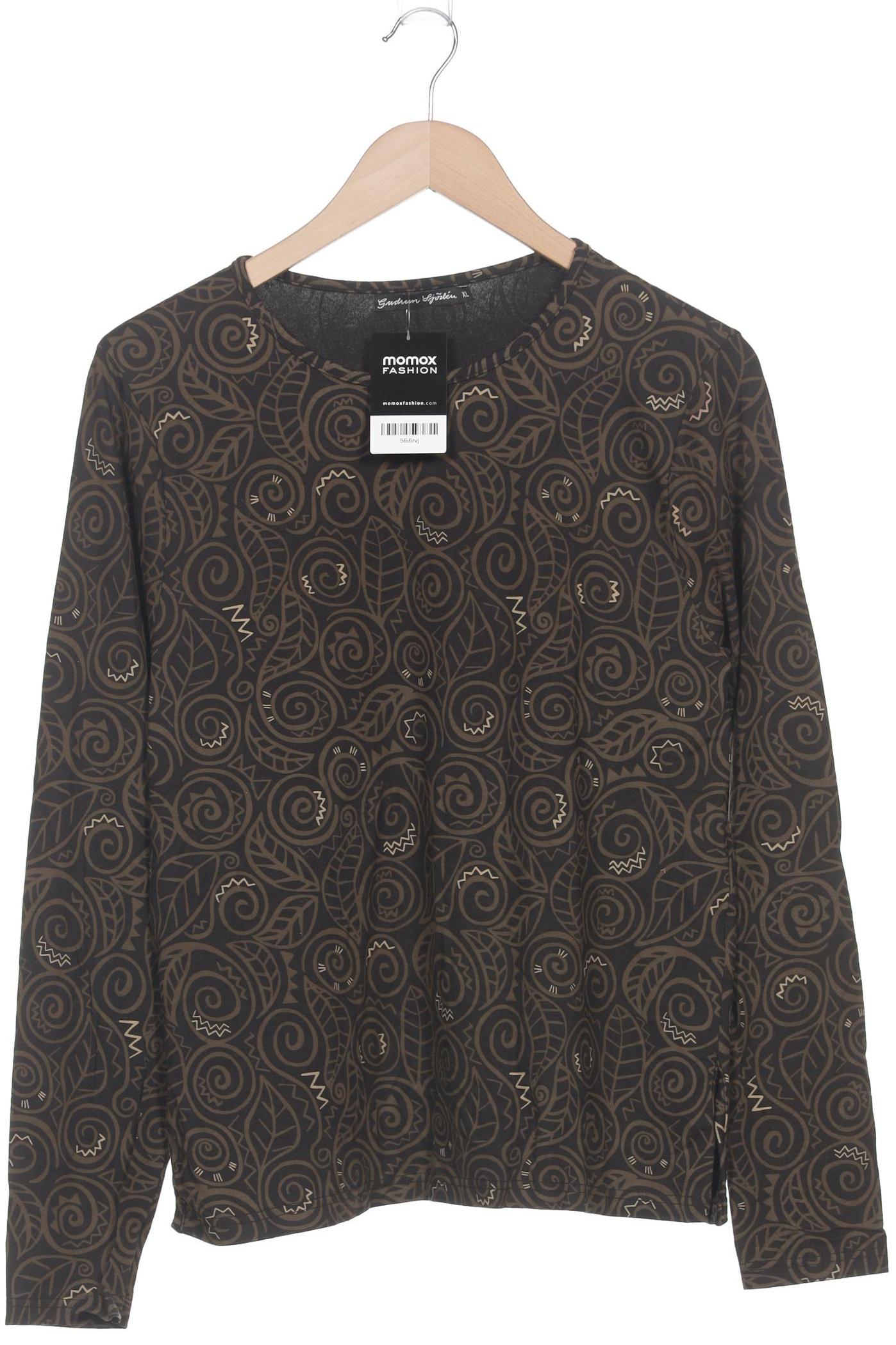 

Gudrun Sjödén Damen Langarmshirt, schwarz, Gr. 44