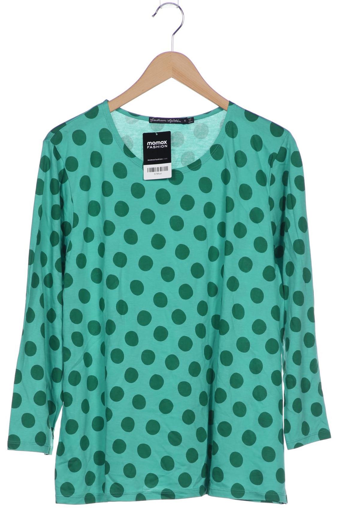 

Gudrun Sjödén Damen Langarmshirt, grün, Gr. 44