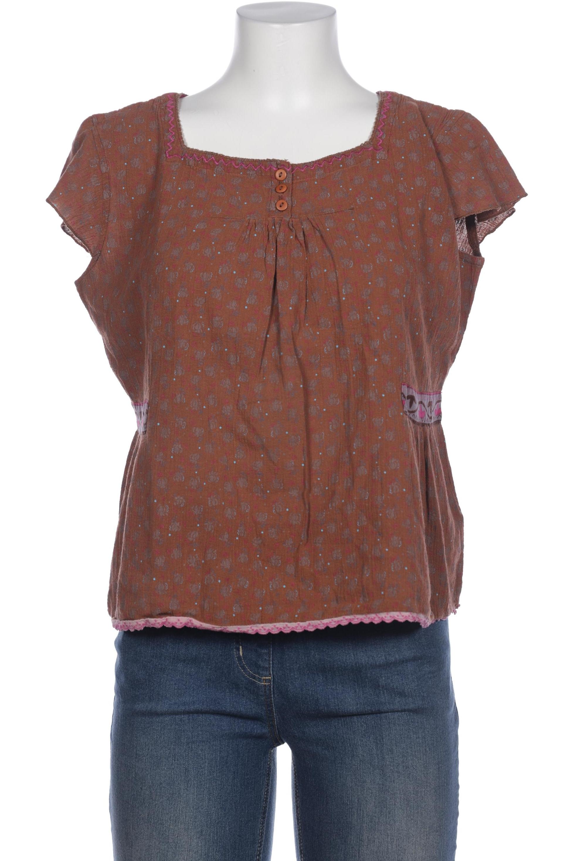 

Gudrun Sjödén Damen Bluse, braun, Gr. 38