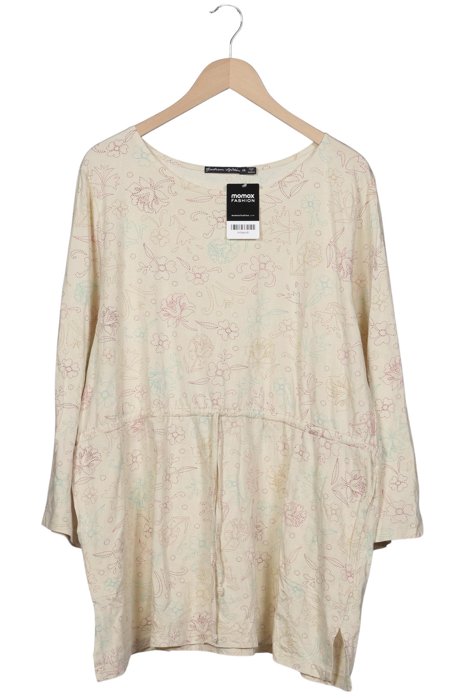 

Gudrun Sjödén Damen Langarmshirt, cremeweiß, Gr. 46
