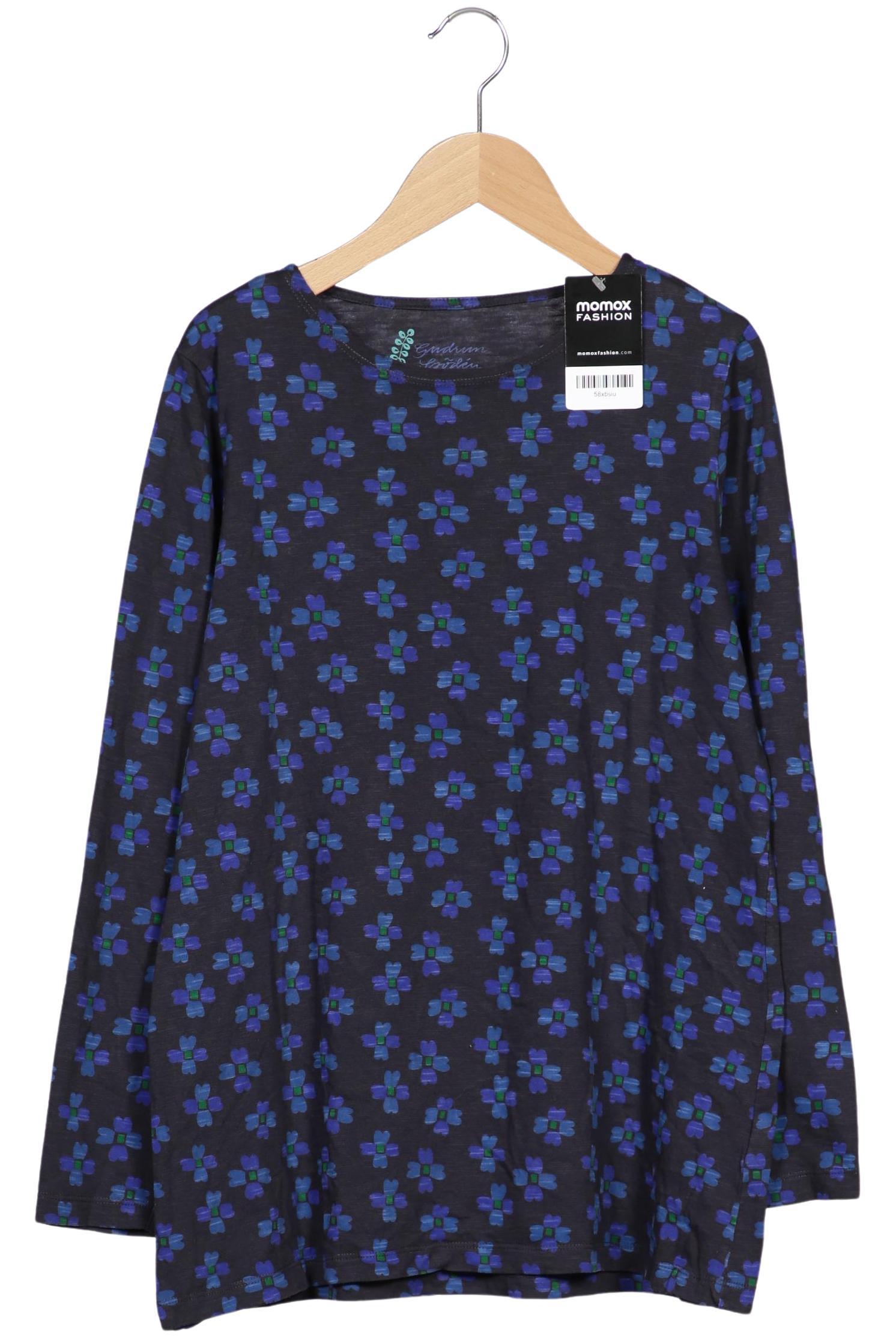 

Gudrun Sjödén Damen Langarmshirt, blau, Gr. 36