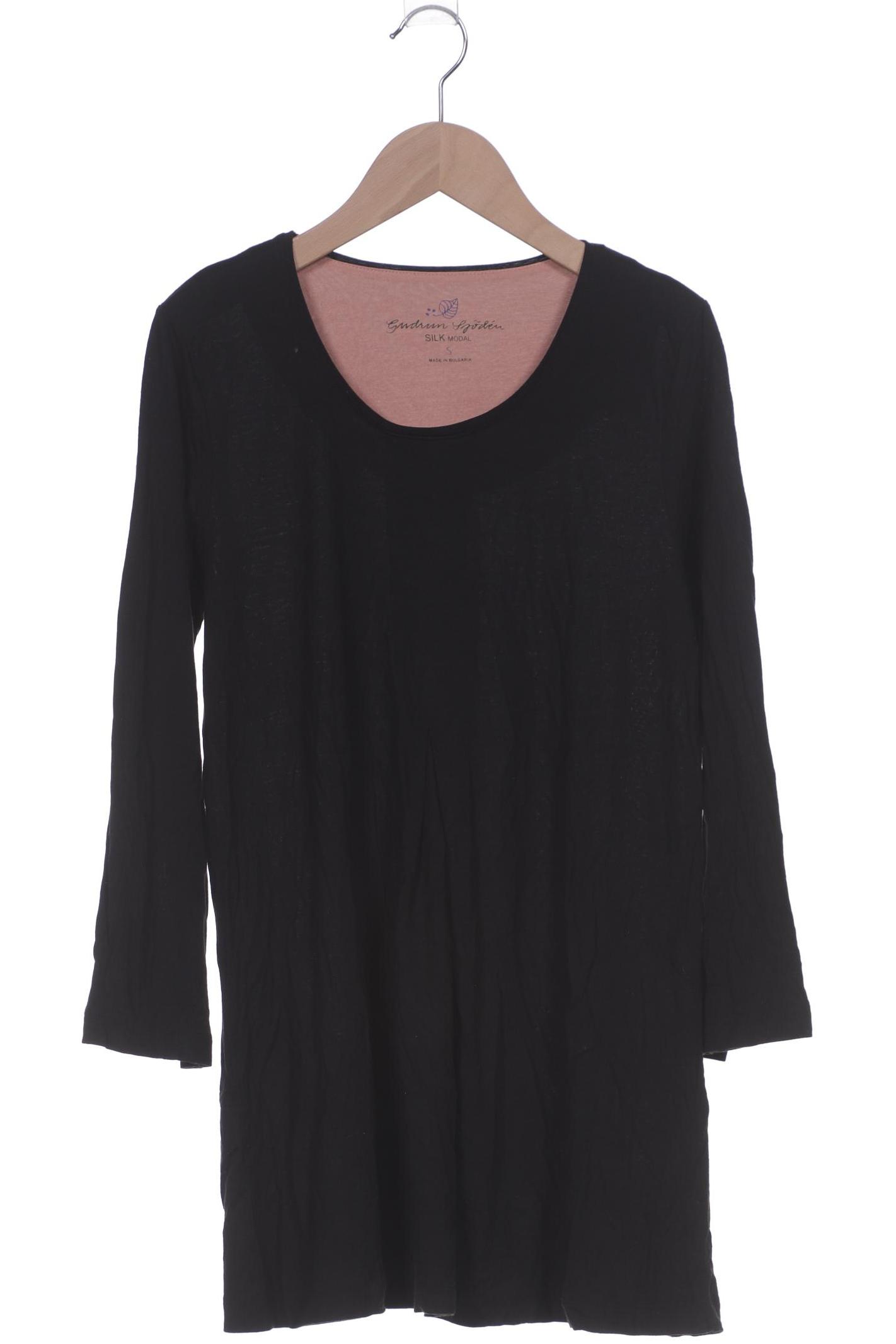 

Gudrun Sjödén Damen Langarmshirt, schwarz, Gr. 36