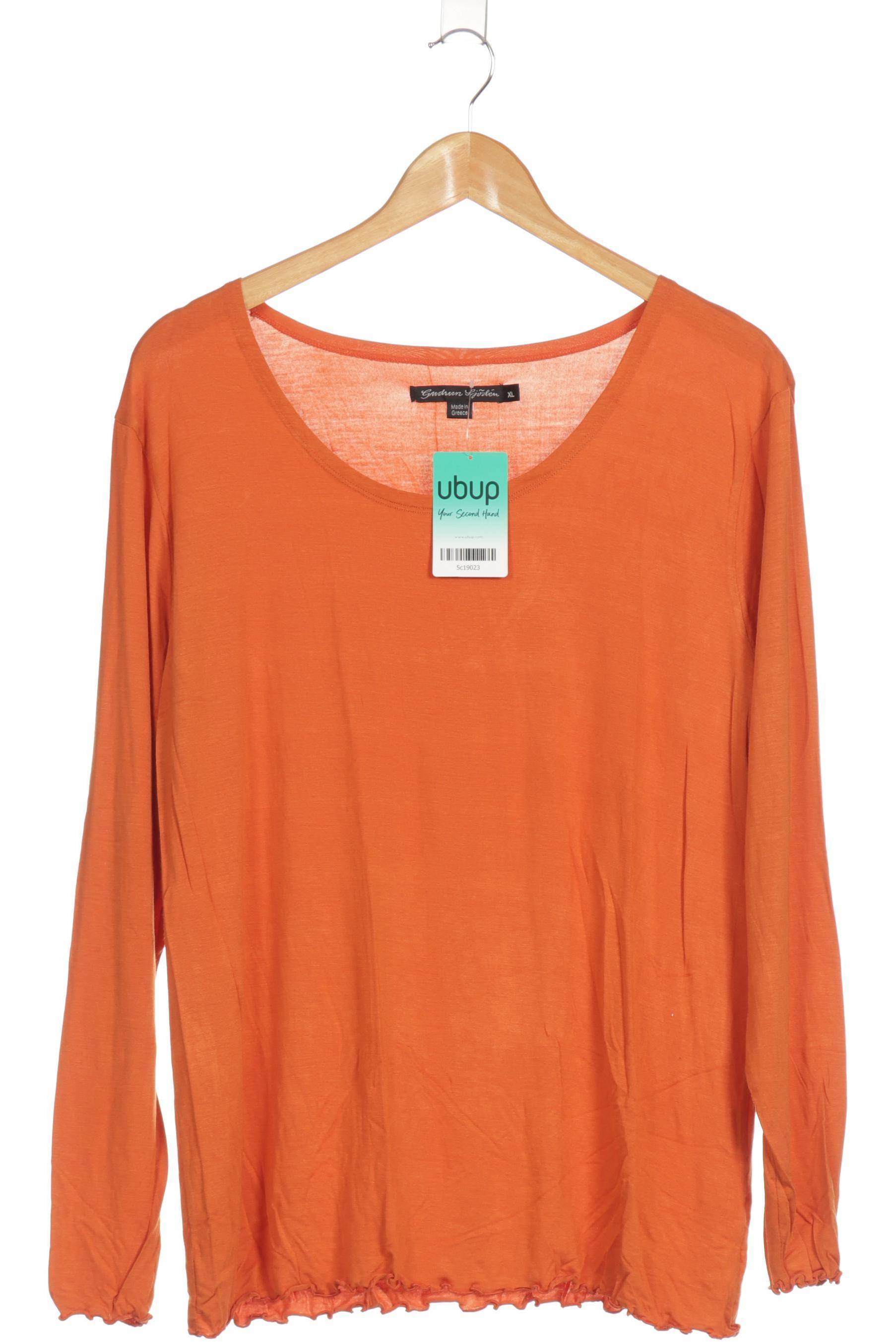

Gudrun Sjödén Damen Langarmshirt, orange, Gr. 44