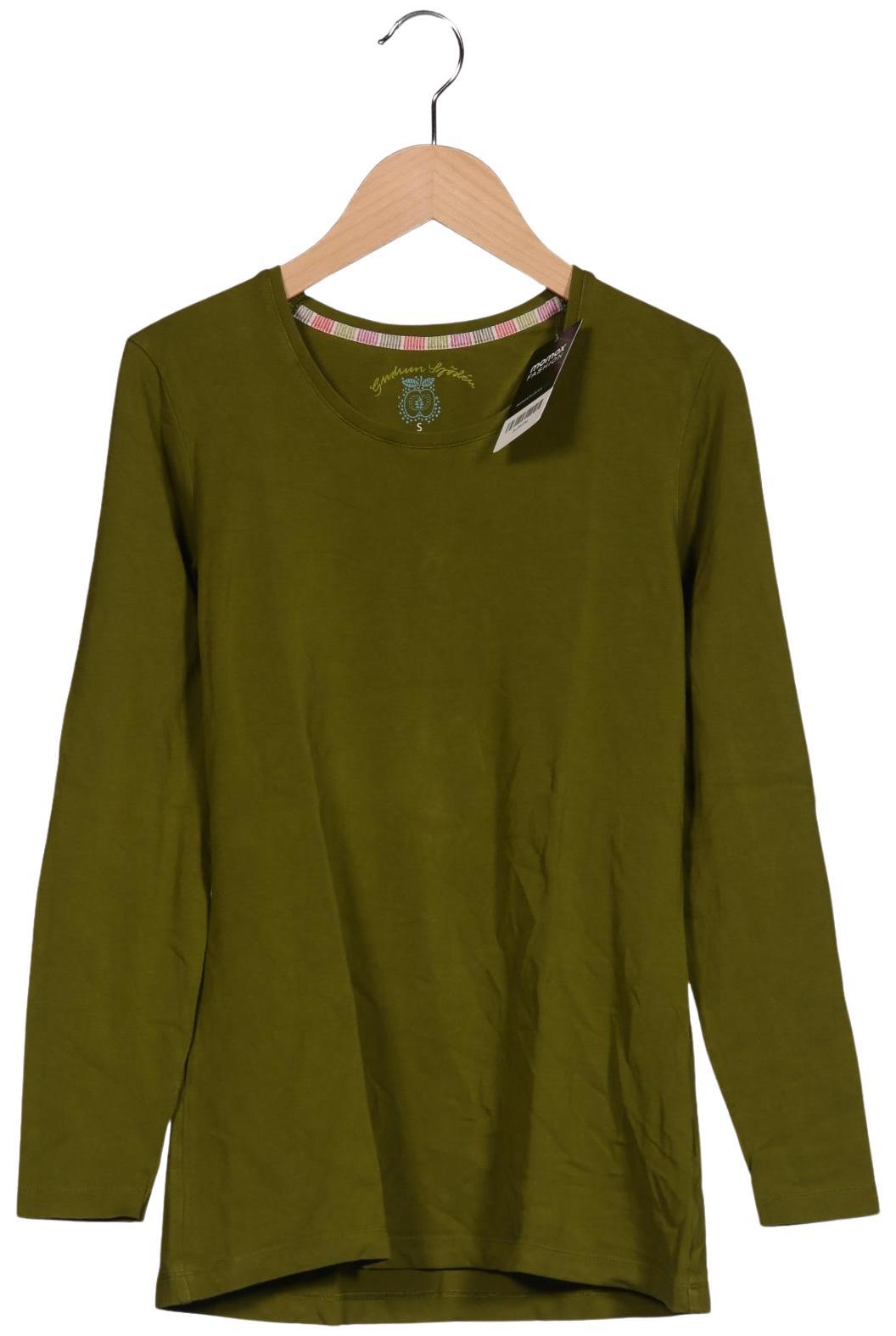 

Gudrun Sjödén Damen Langarmshirt, grün, Gr. 36