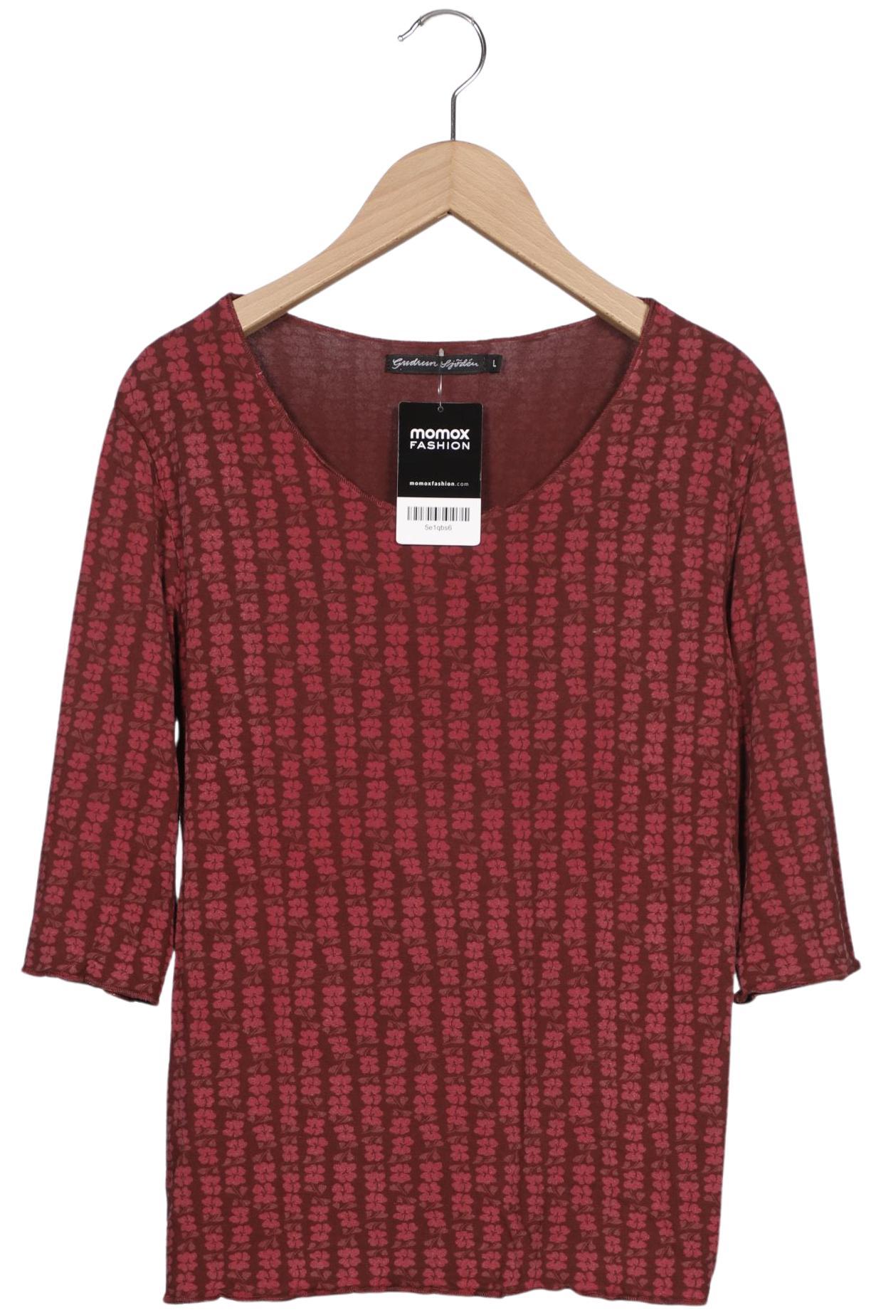 

Gudrun Sjödén Damen Langarmshirt, rot, Gr. 42