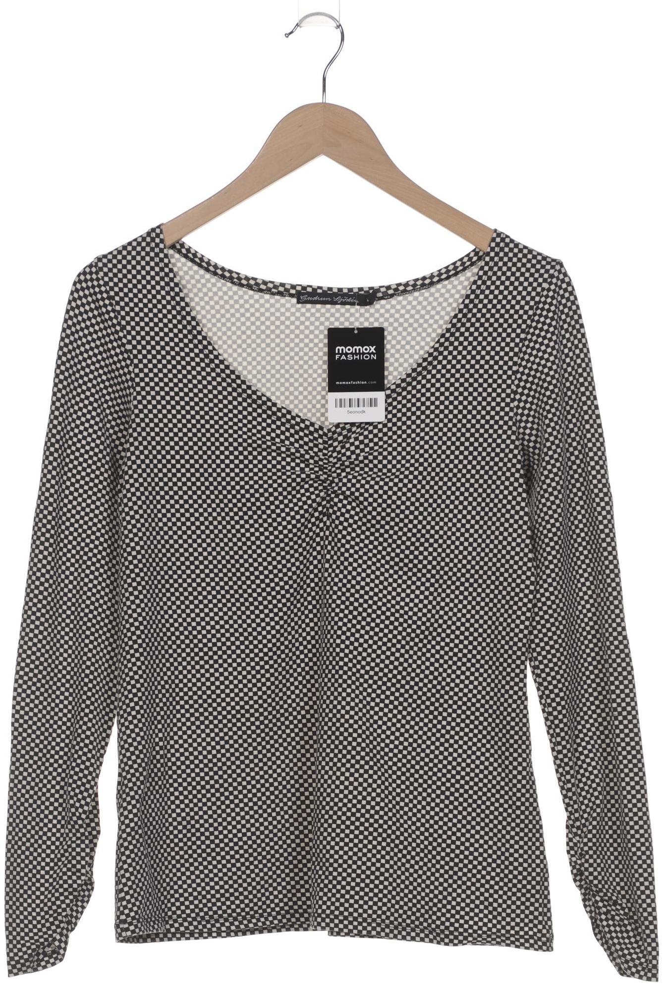 

Gudrun Sjödén Damen Langarmshirt, schwarz, Gr. 38