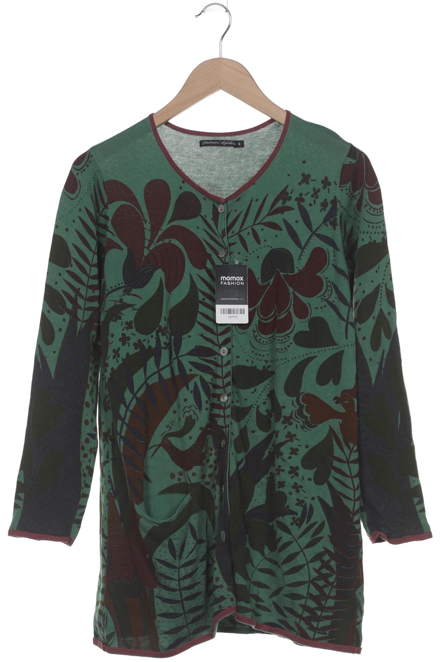 

Gudrun Sjödén Damen Strickjacke, grün, Gr. 36