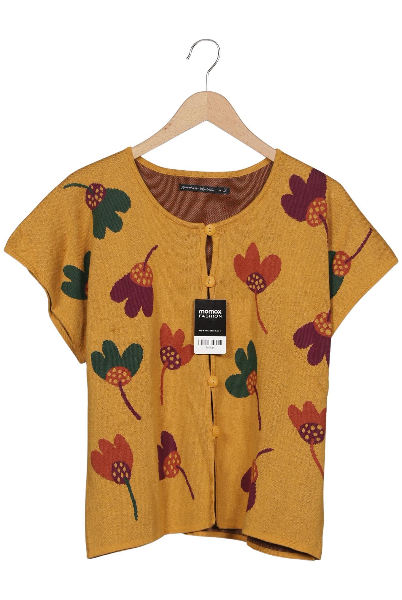 

Gudrun Sjödén Damen Strickjacke, gelb, Gr. 38