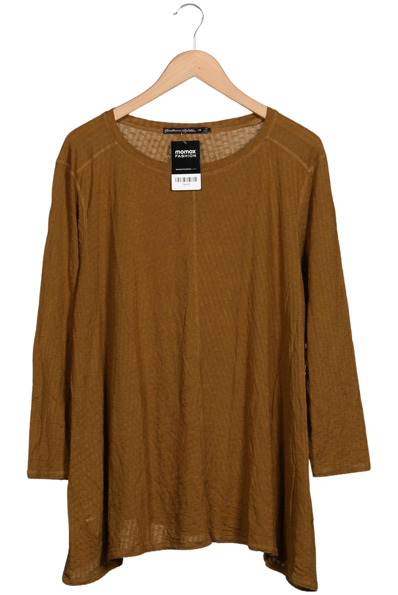 

Gudrun Sjödén Damen Langarmshirt, braun, Gr. 46