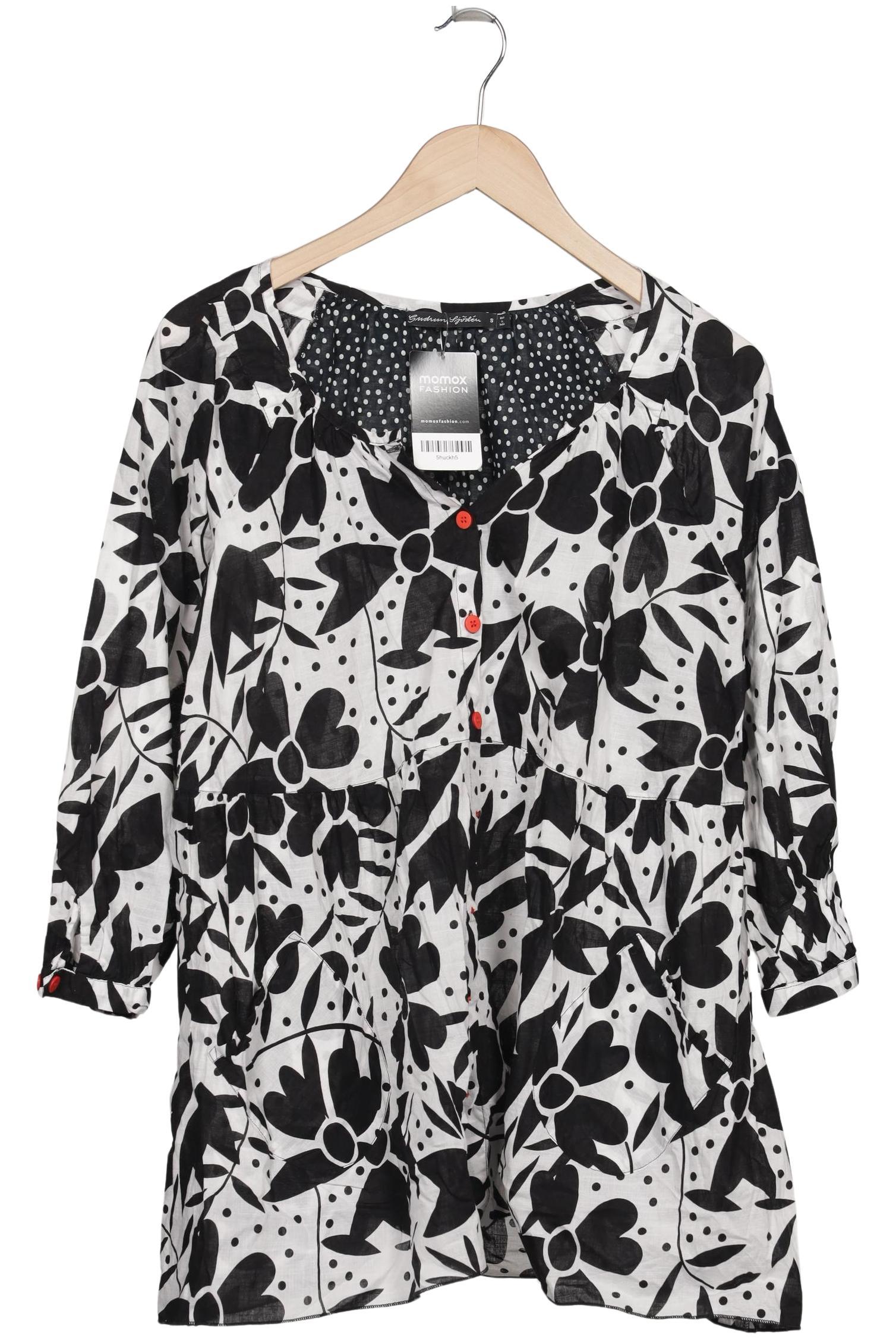 

Gudrun Sjödén Damen Bluse, schwarz, Gr. 36