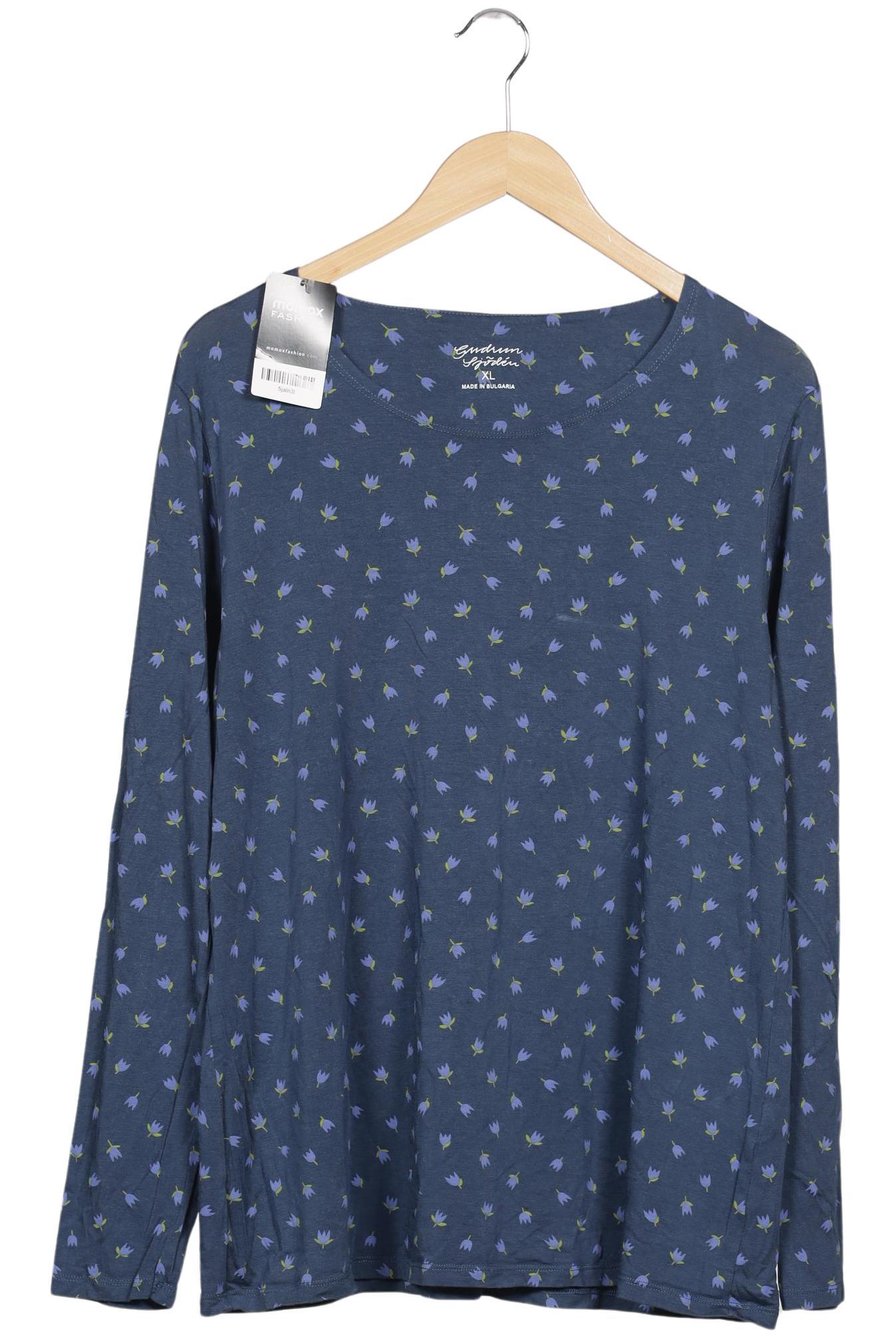 

Gudrun Sjödén Damen Langarmshirt, marineblau, Gr. 44