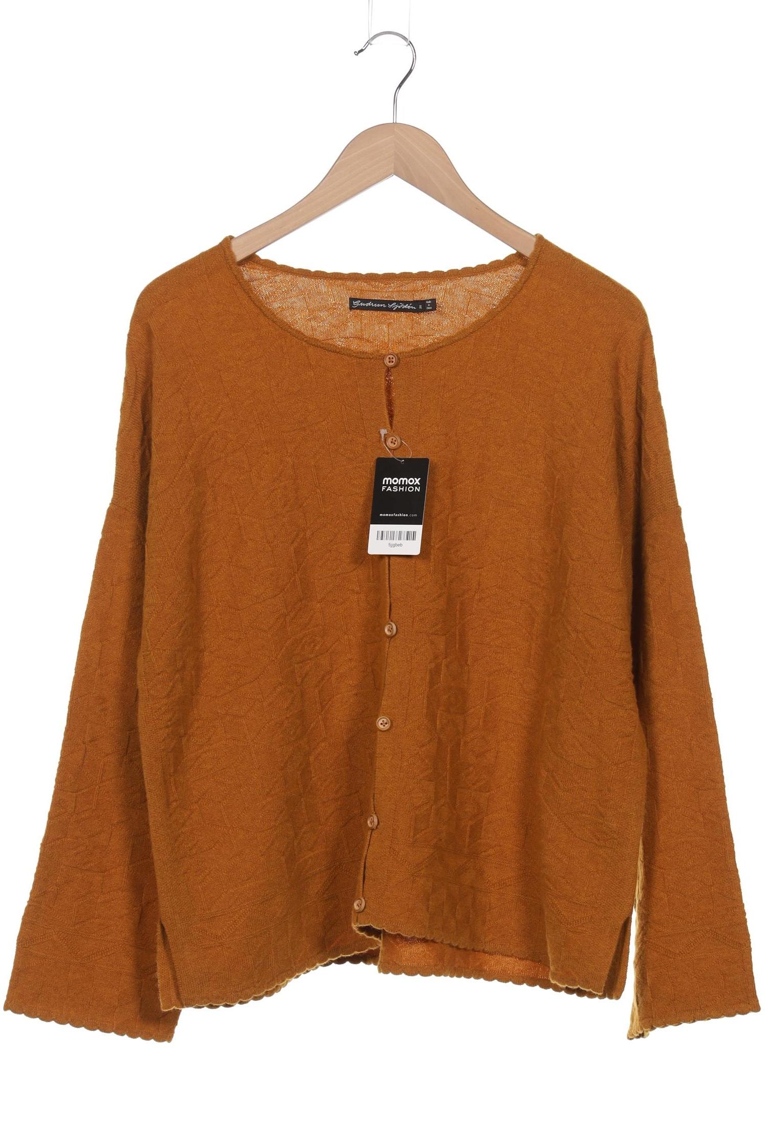 

Gudrun Sjödén Damen Strickjacke, gelb, Gr. 44