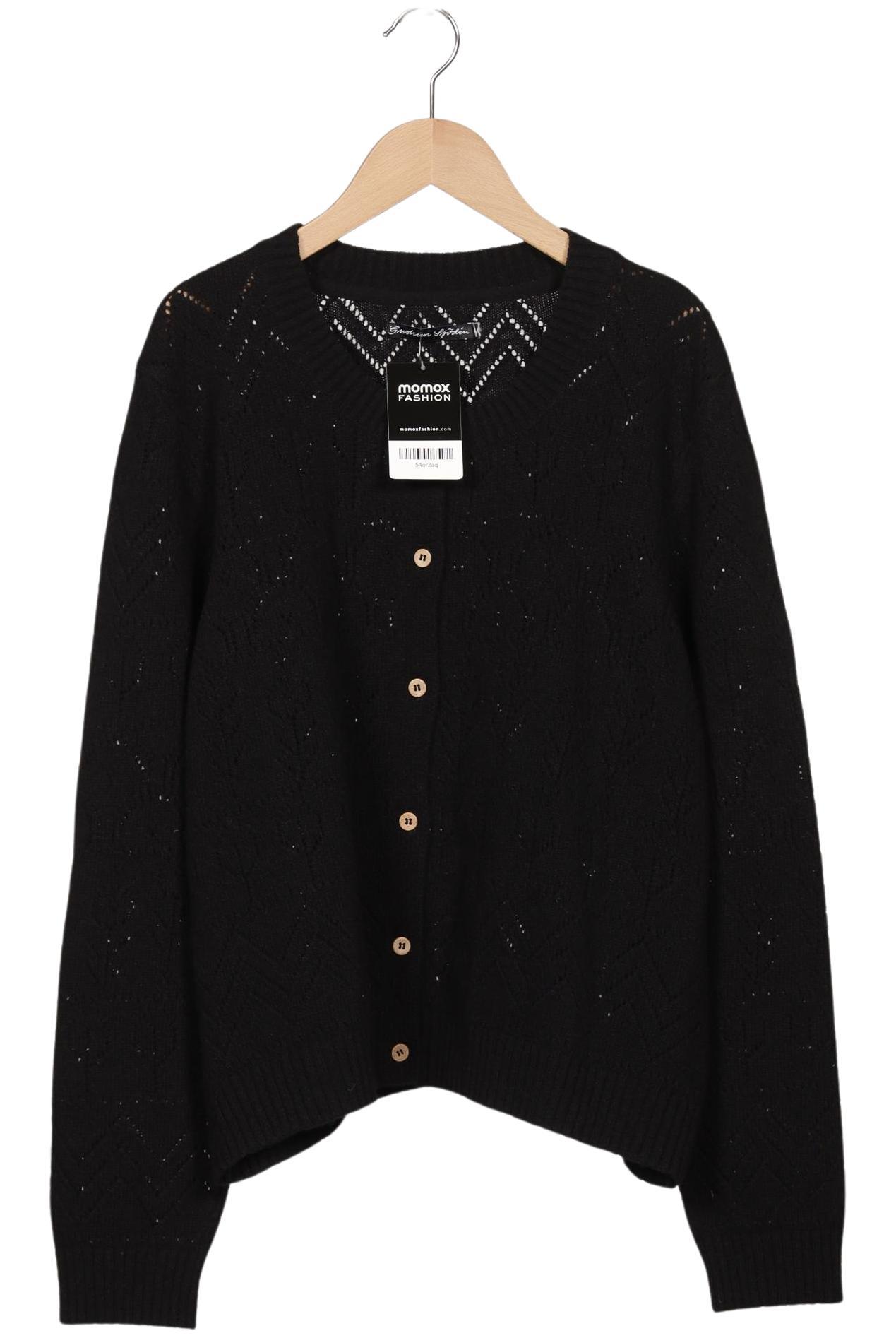 

Gudrun Sjödén Damen Strickjacke, schwarz, Gr. 48