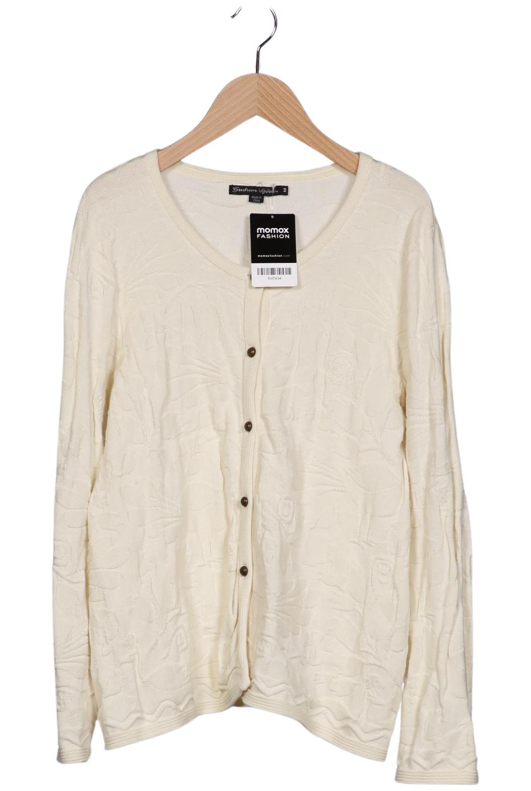 

Gudrun Sjödén Damen Strickjacke, cremeweiß, Gr. 38