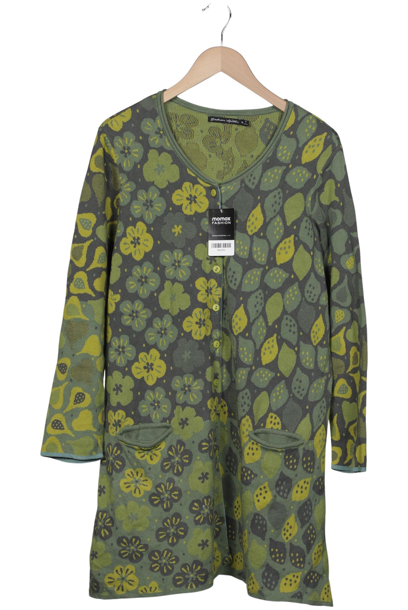 

Gudrun Sjödén Damen Strickjacke, türkis, Gr. 44