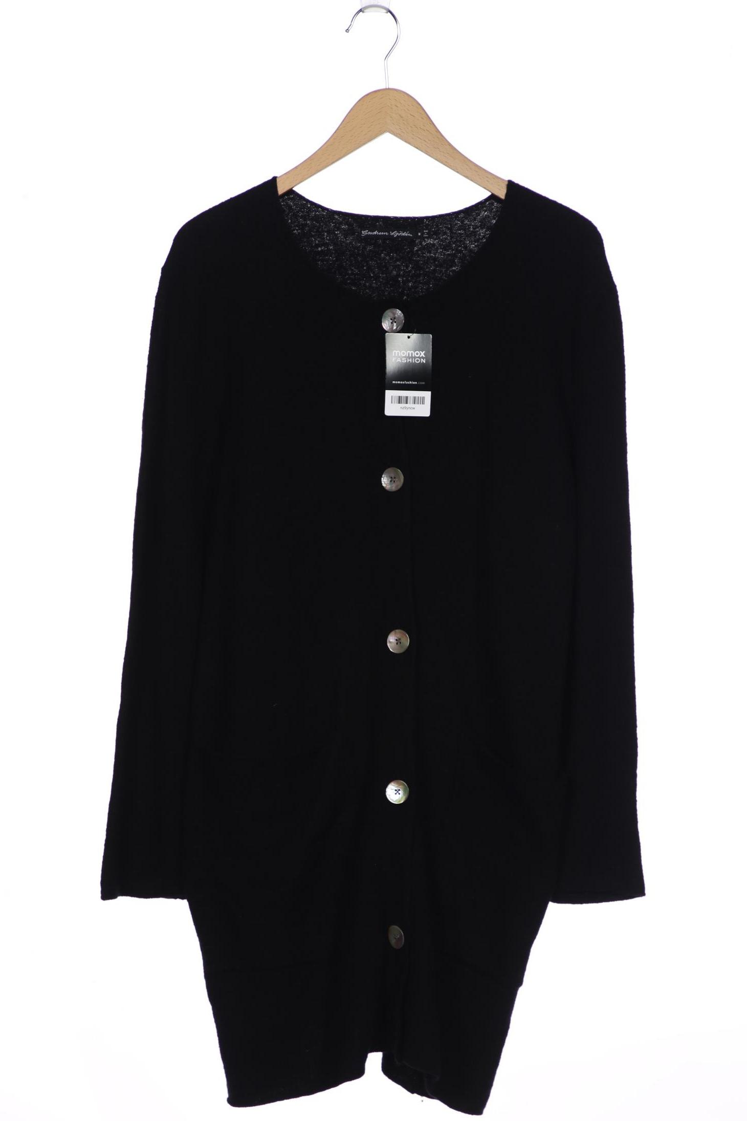 

Gudrun Sjödén Damen Strickjacke, schwarz, Gr. 38