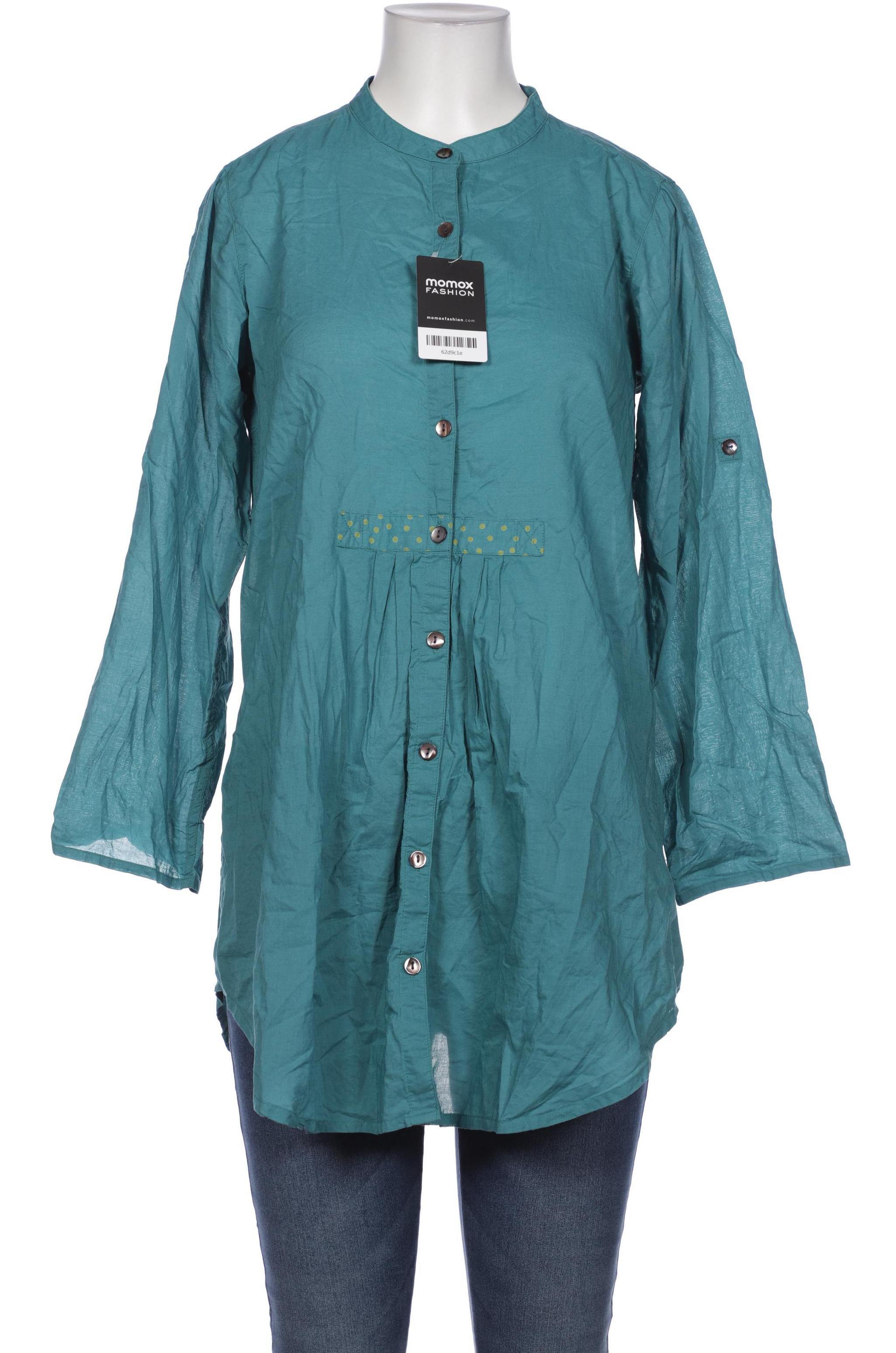 

Gudrun Sjödén Damen Bluse, türkis, Gr. 36