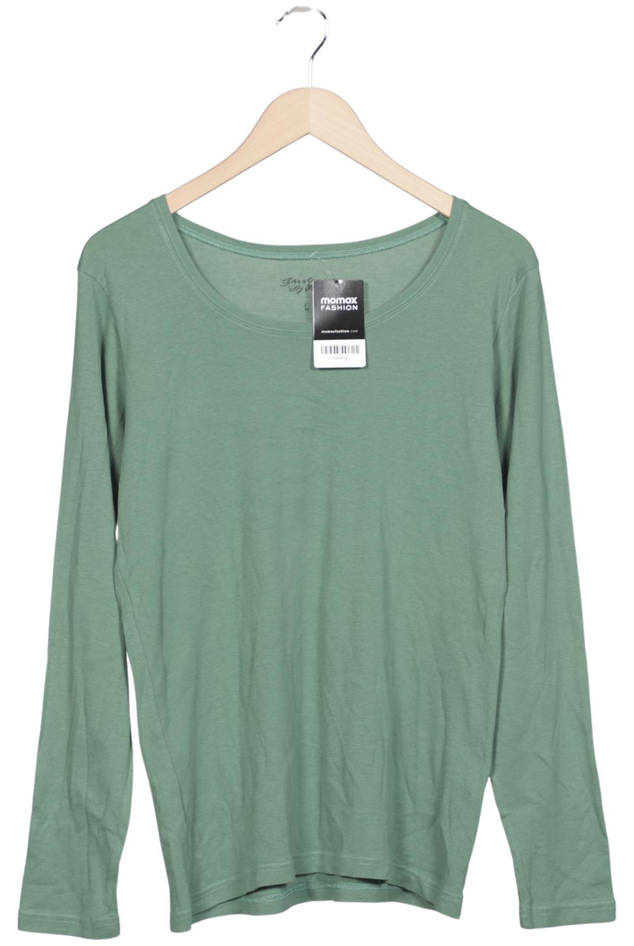 

Gudrun Sjödén Damen Langarmshirt, grün, Gr. 42