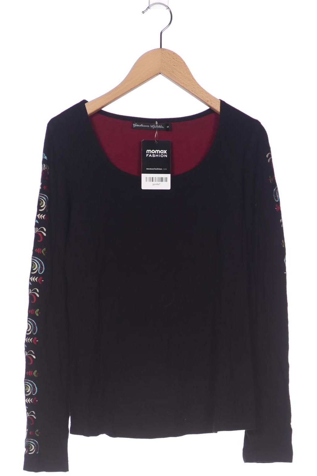 

Gudrun Sjödén Damen Langarmshirt, schwarz, Gr. 36