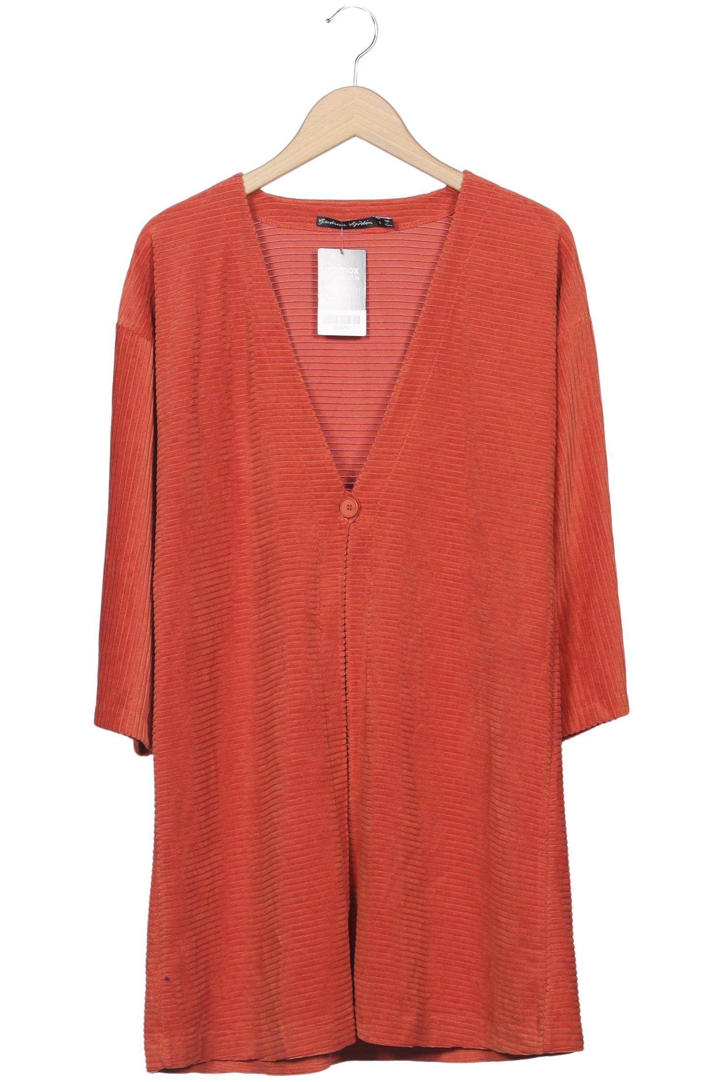

Gudrun Sjödén Damen Strickjacke, orange, Gr. 36