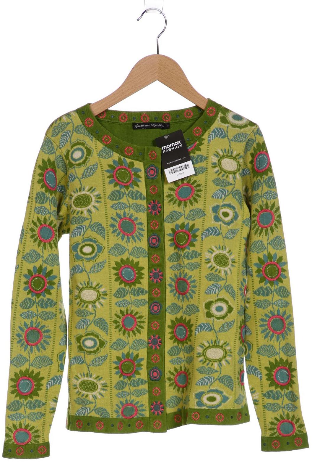 

Gudrun Sjödén Damen Strickjacke, grün, Gr. 36
