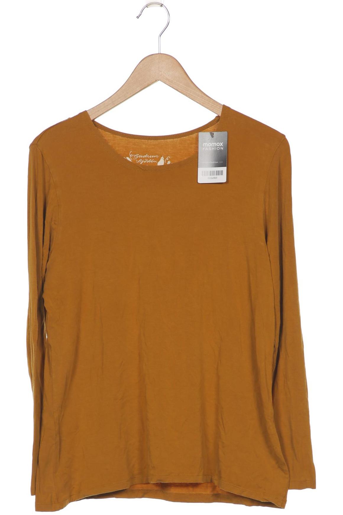 

Gudrun Sjödén Damen Langarmshirt, braun, Gr. 42