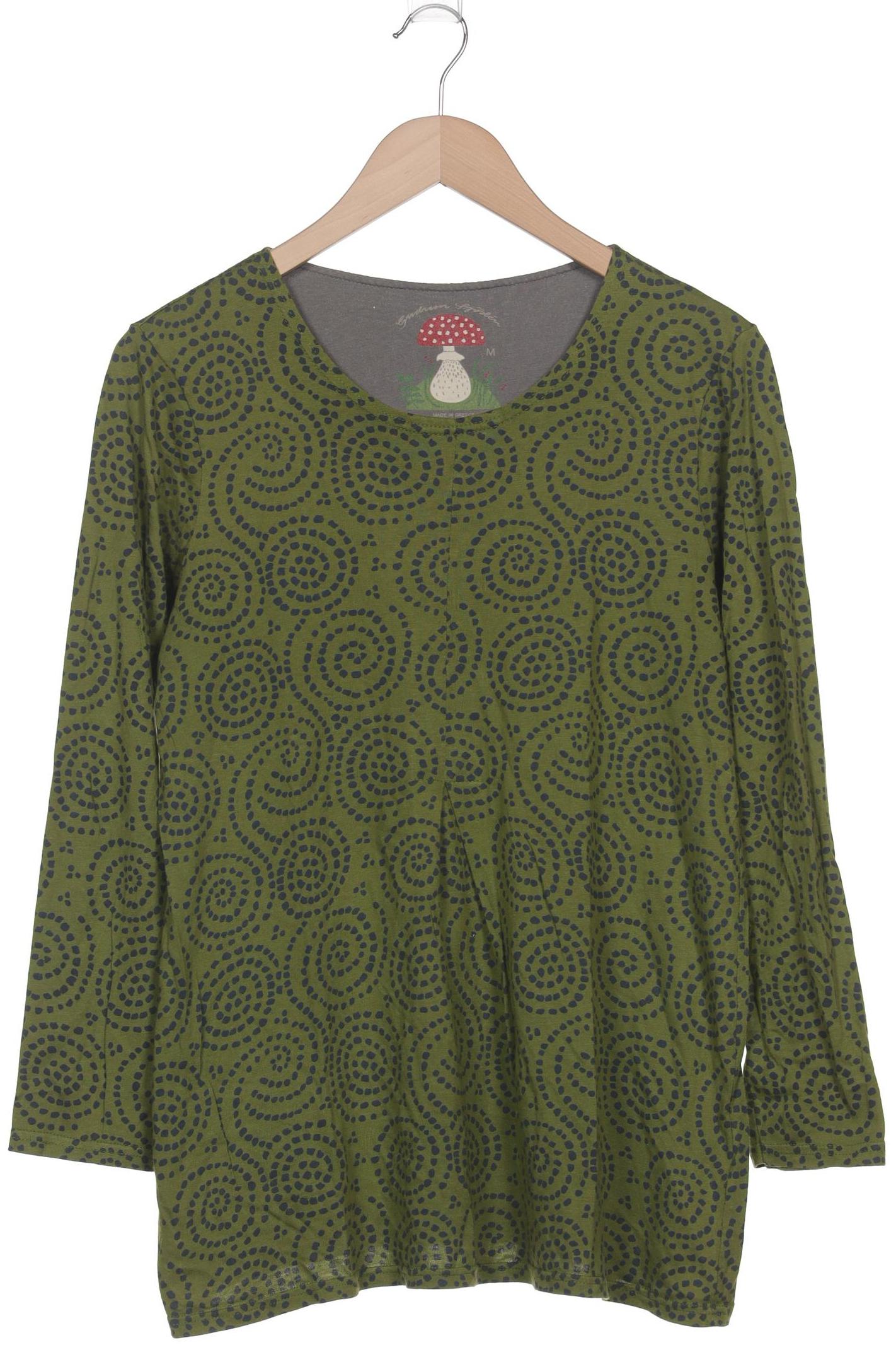 

Gudrun Sjödén Damen Langarmshirt, grün, Gr. 38