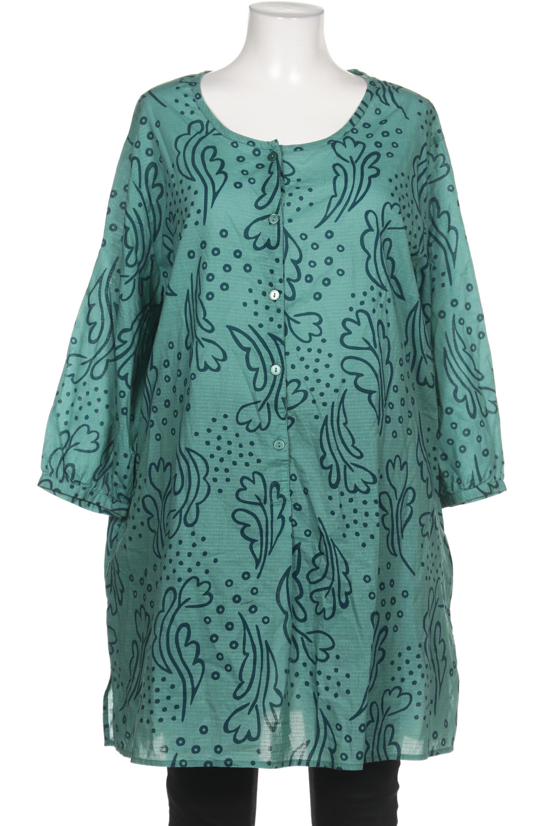 

Gudrun Sjödén Damen Bluse, grün, Gr. 44