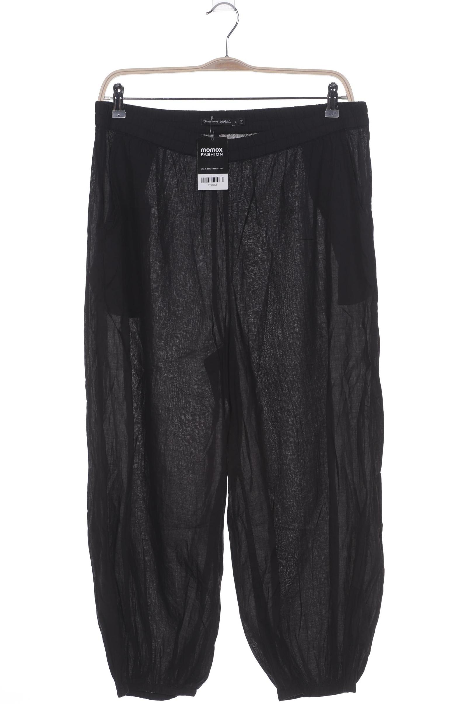 

Gudrun Sjödén Damen Stoffhose, schwarz, Gr. 0