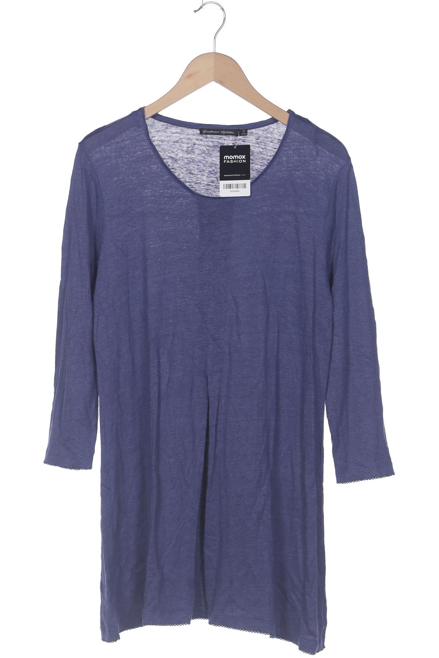 

Gudrun Sjödén Damen Langarmshirt, marineblau, Gr. 42